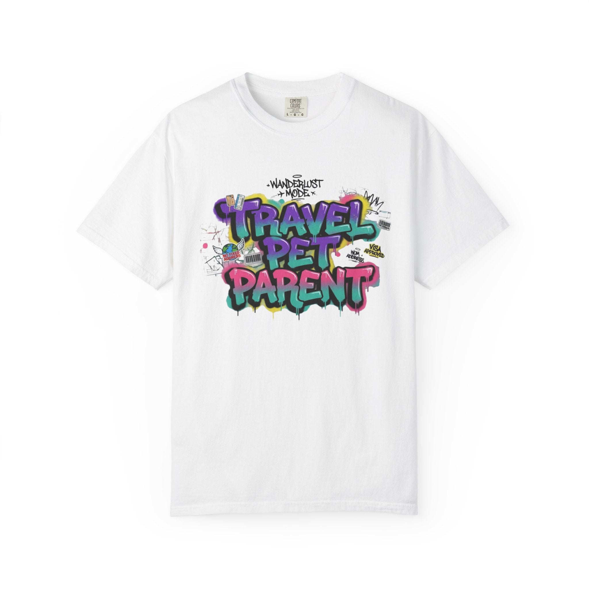 Pet Parent Travel T-Shirt — 'Travel Pet Parent' Design for Dog & Cat Lovers