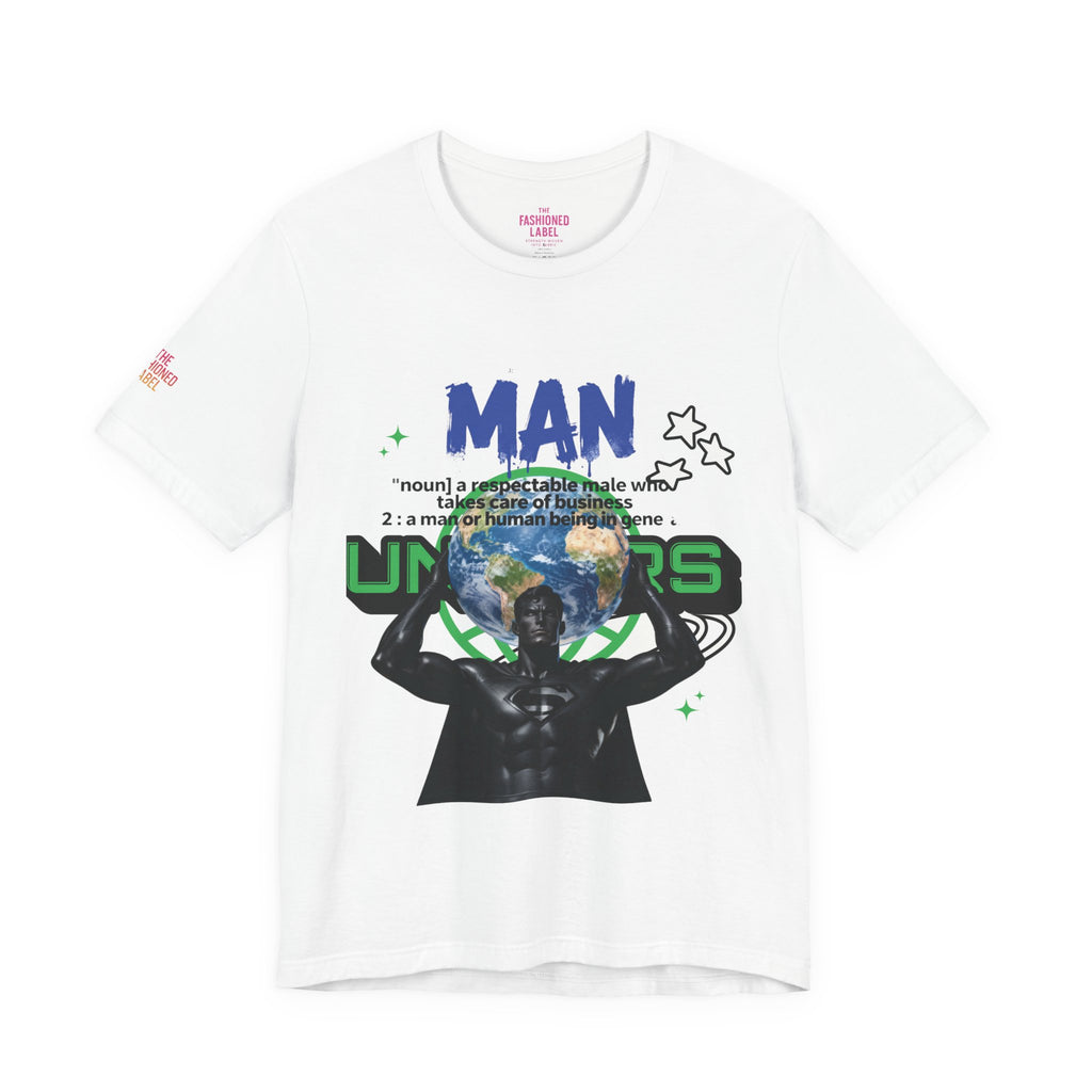 T-Shirt All Man, World on His Shoulders Trend Gift