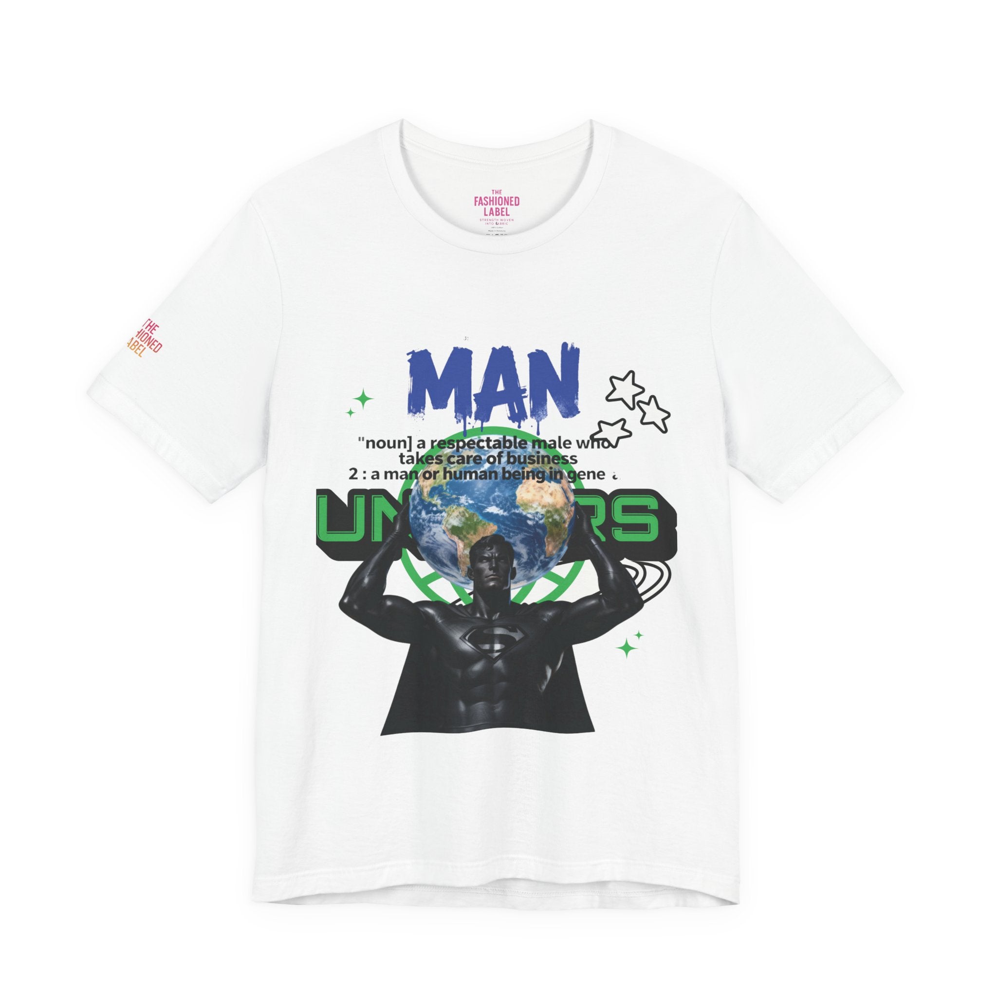 T-Shirt All Man, World on His Shoulders Trend Gift