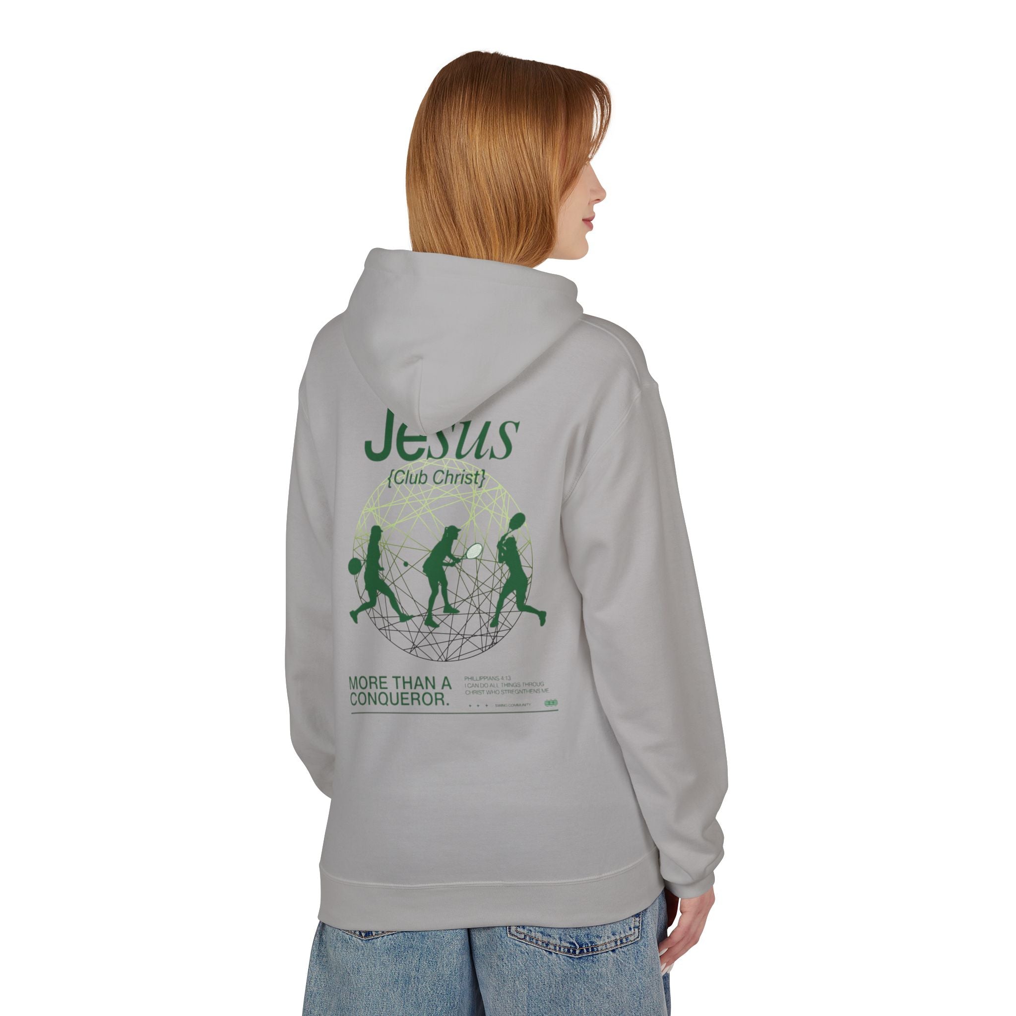 Jesus Athletic Club Hoodie — Faith Graphic Hoodie
