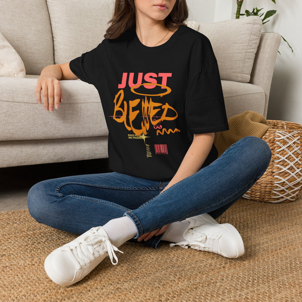 Just Blessed T-Shirt — Casual Inspirational Graphic Tee