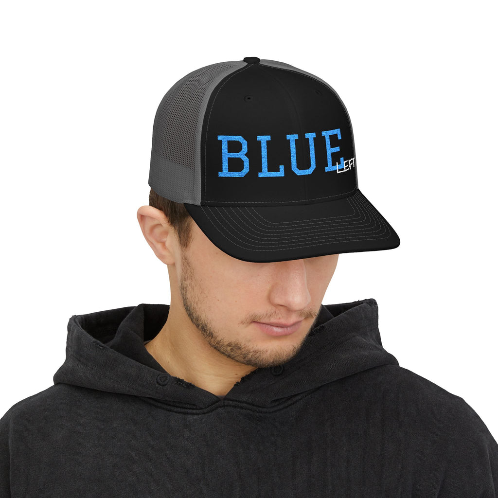 Democratic Blue Left Liberal Trucker Cap