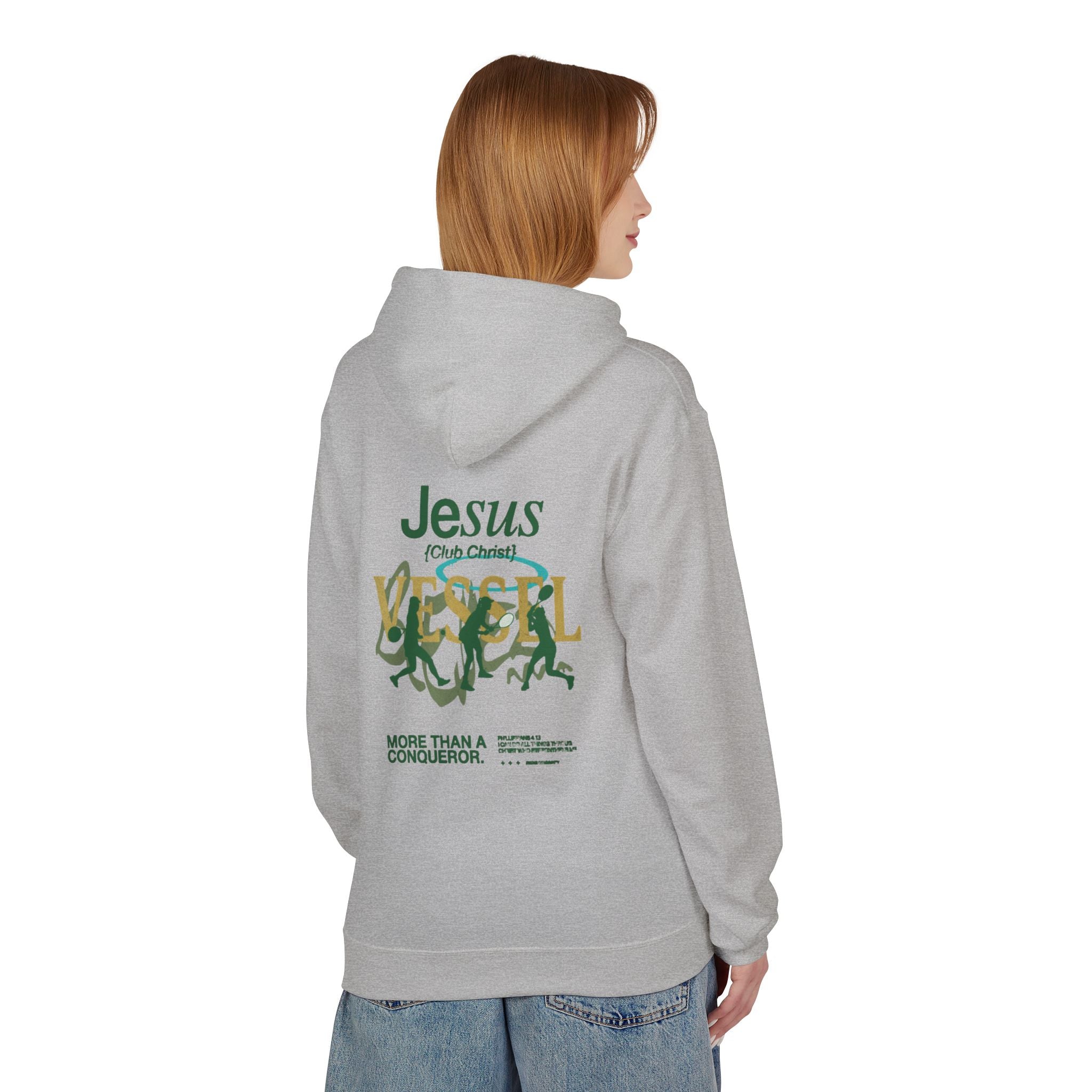 Jesus Athletic Club Hoodie — "Club Jesus" Graphic Hoodie