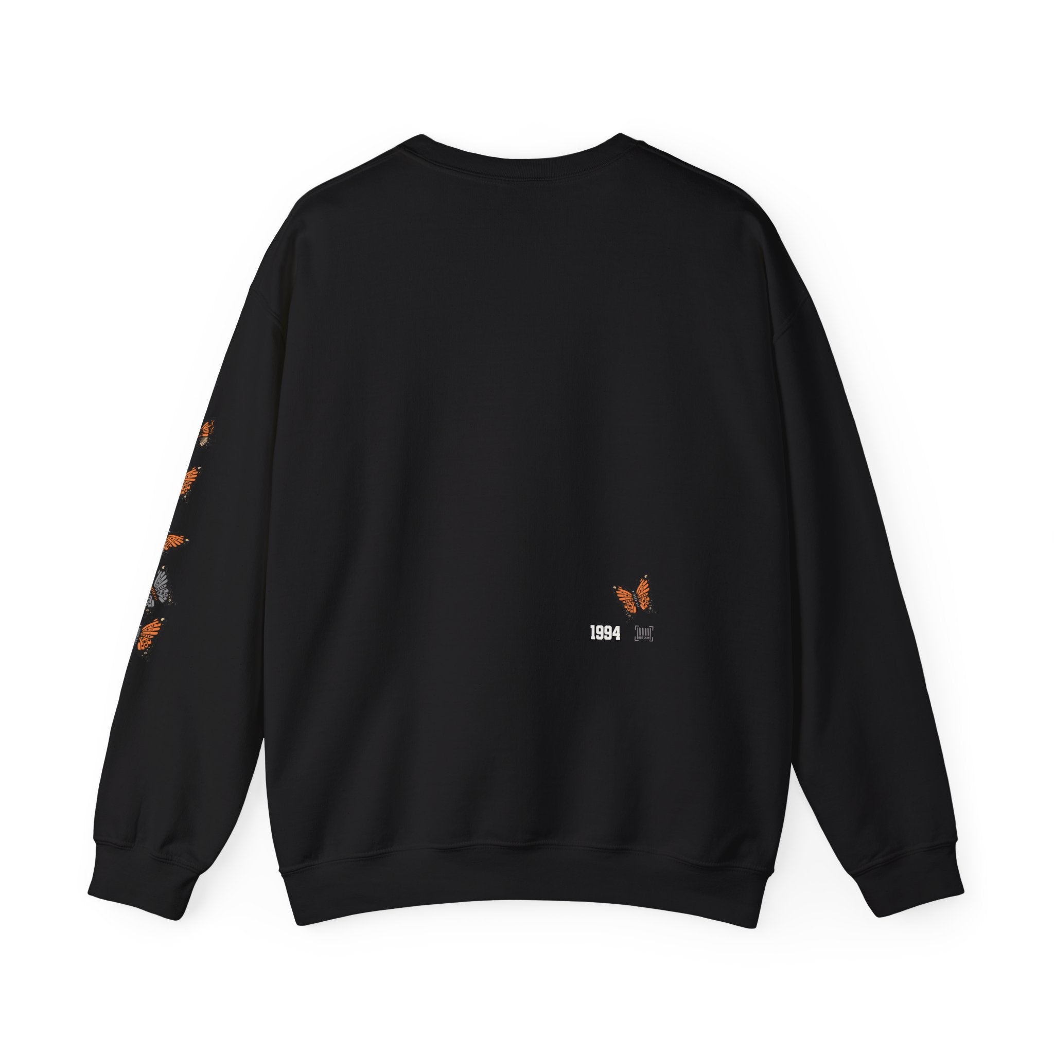Orange Butterflies Multiple Sclerosis Awareness Sweatshirt