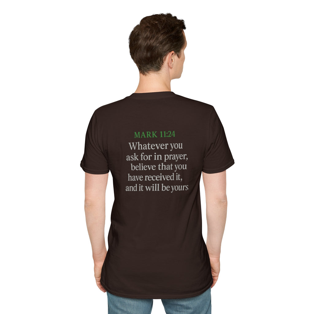 North Carolina Atlanta California Pet Bandana Tee — Matching Scripture on Back