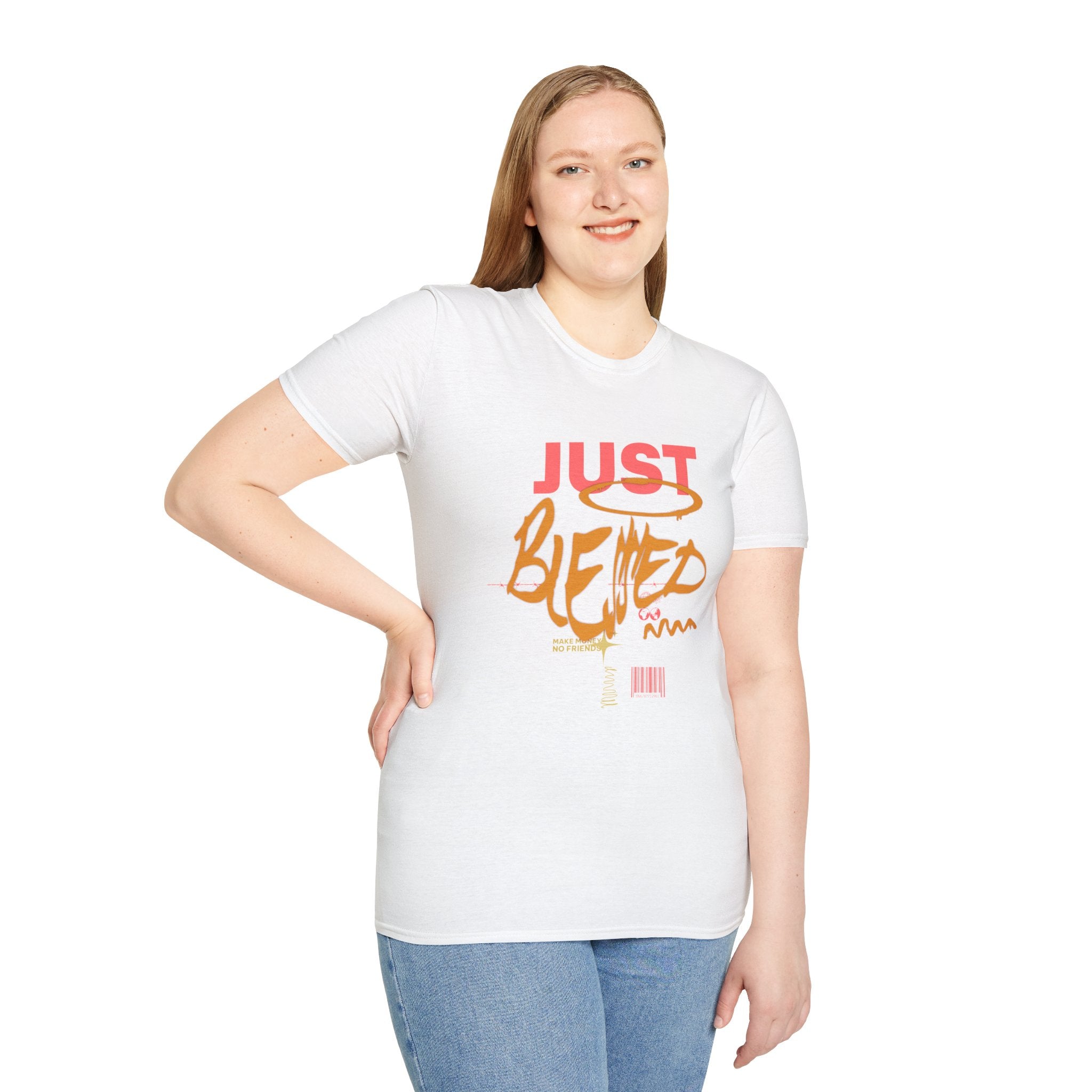 Just Blessed T-Shirt — Casual Inspirational Graphic Tee