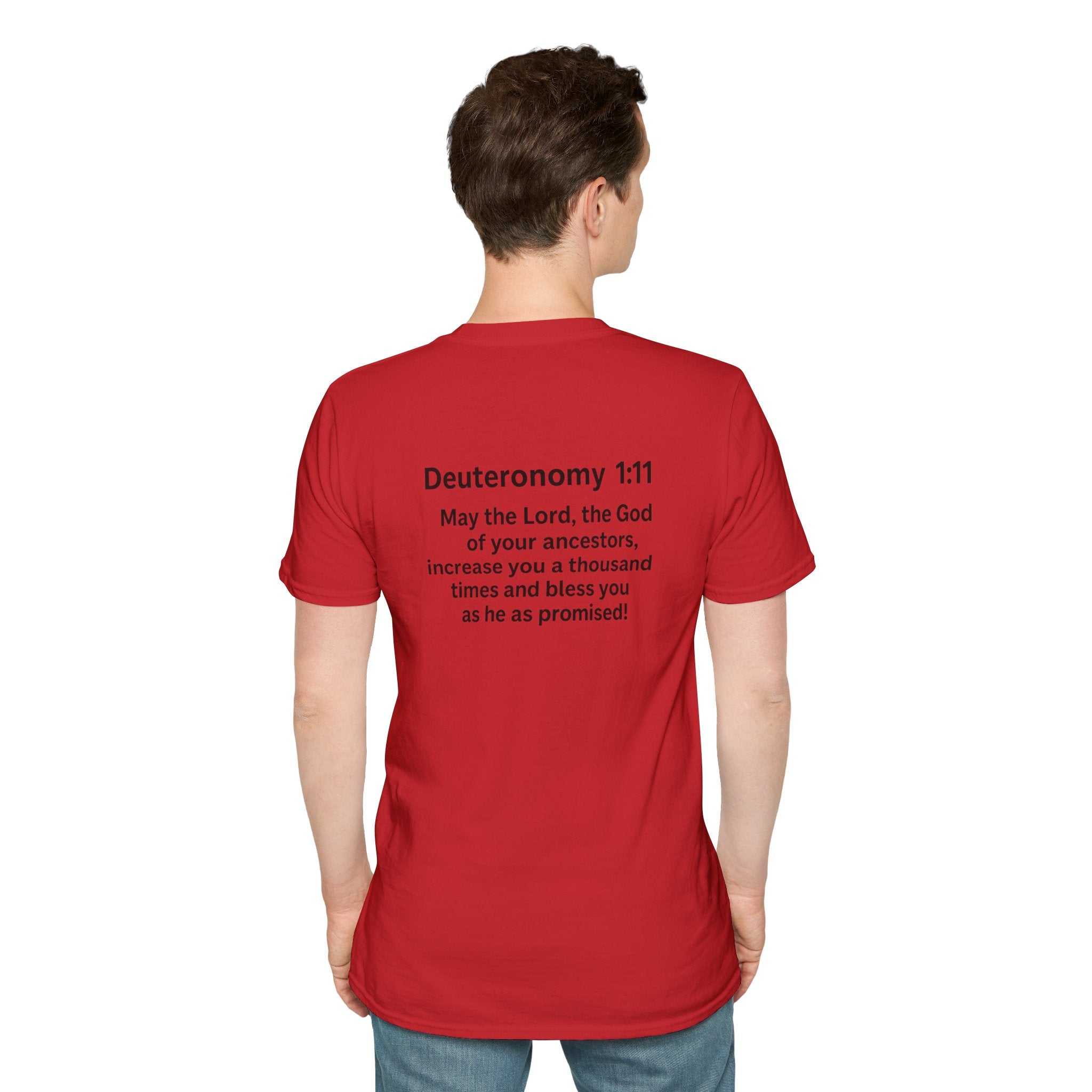 North Carolina Atlanta California Pet Bandana Tee — Matching Scripture on Back
