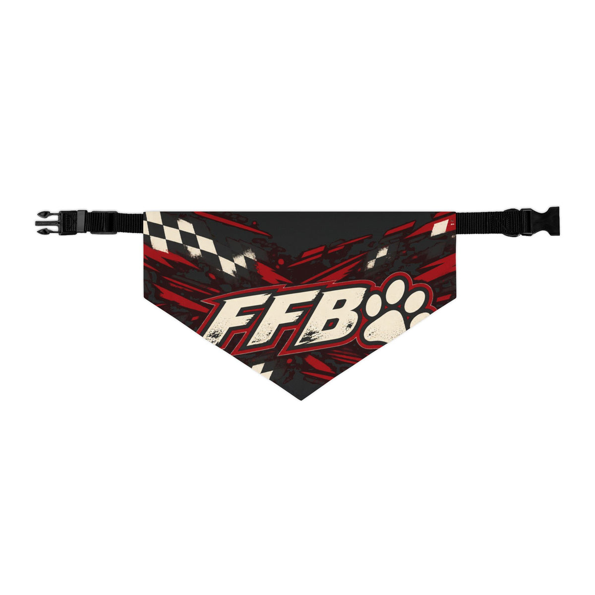 Fur Baby Pet Bandana Collar – Cute Paw Print Dog Scarf