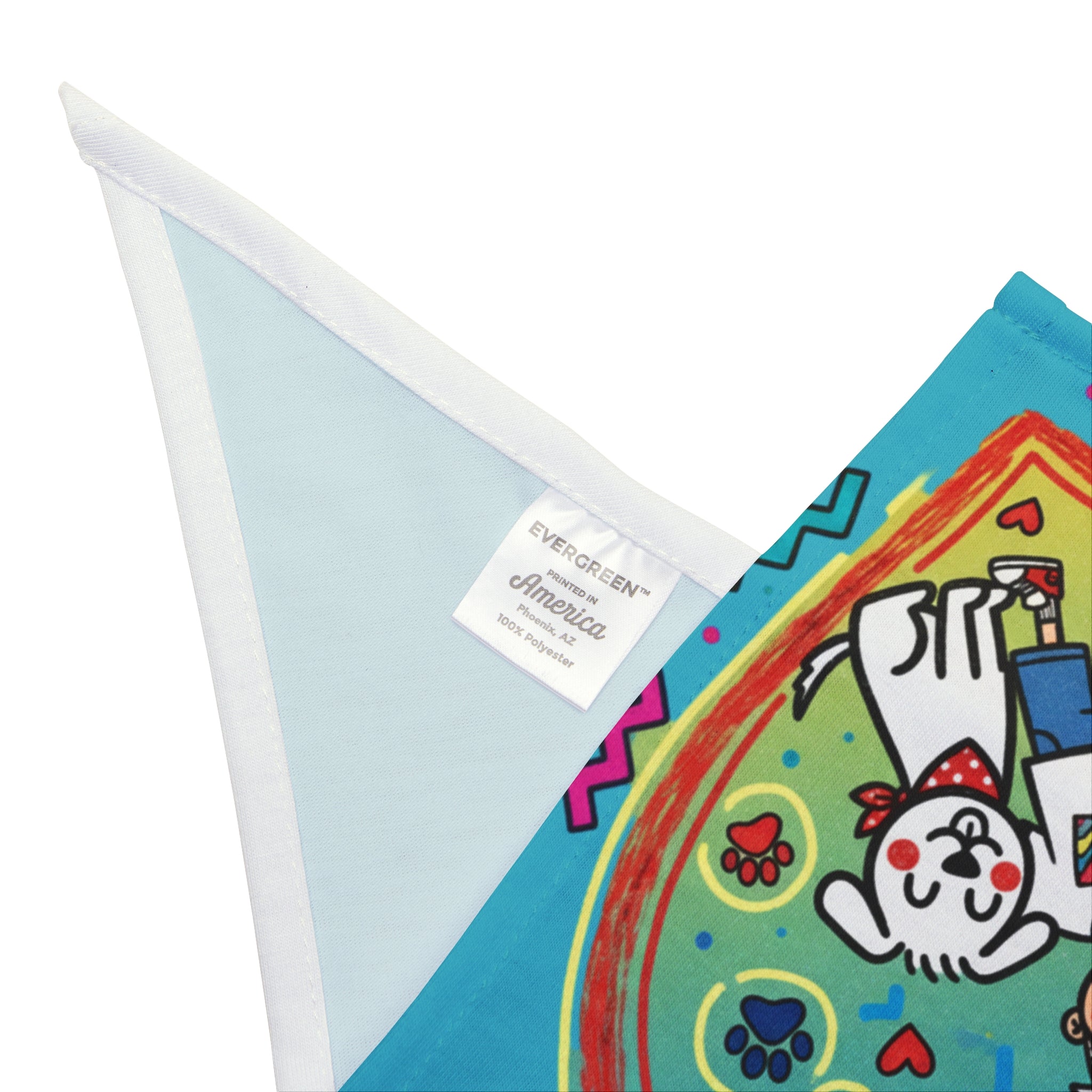 Pet Bandana — Matching "Paw Love" Set for Pet & Human