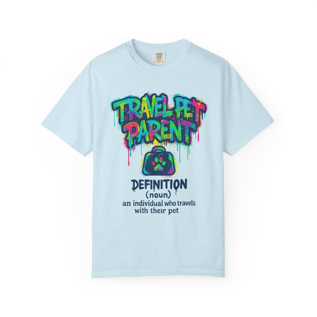 Travel Pet Parent T-shirt — Graffiti Design