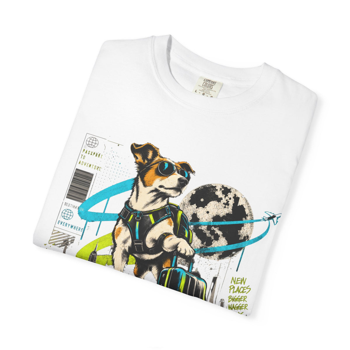 Paws & Passports Travel Dog T-Shirt