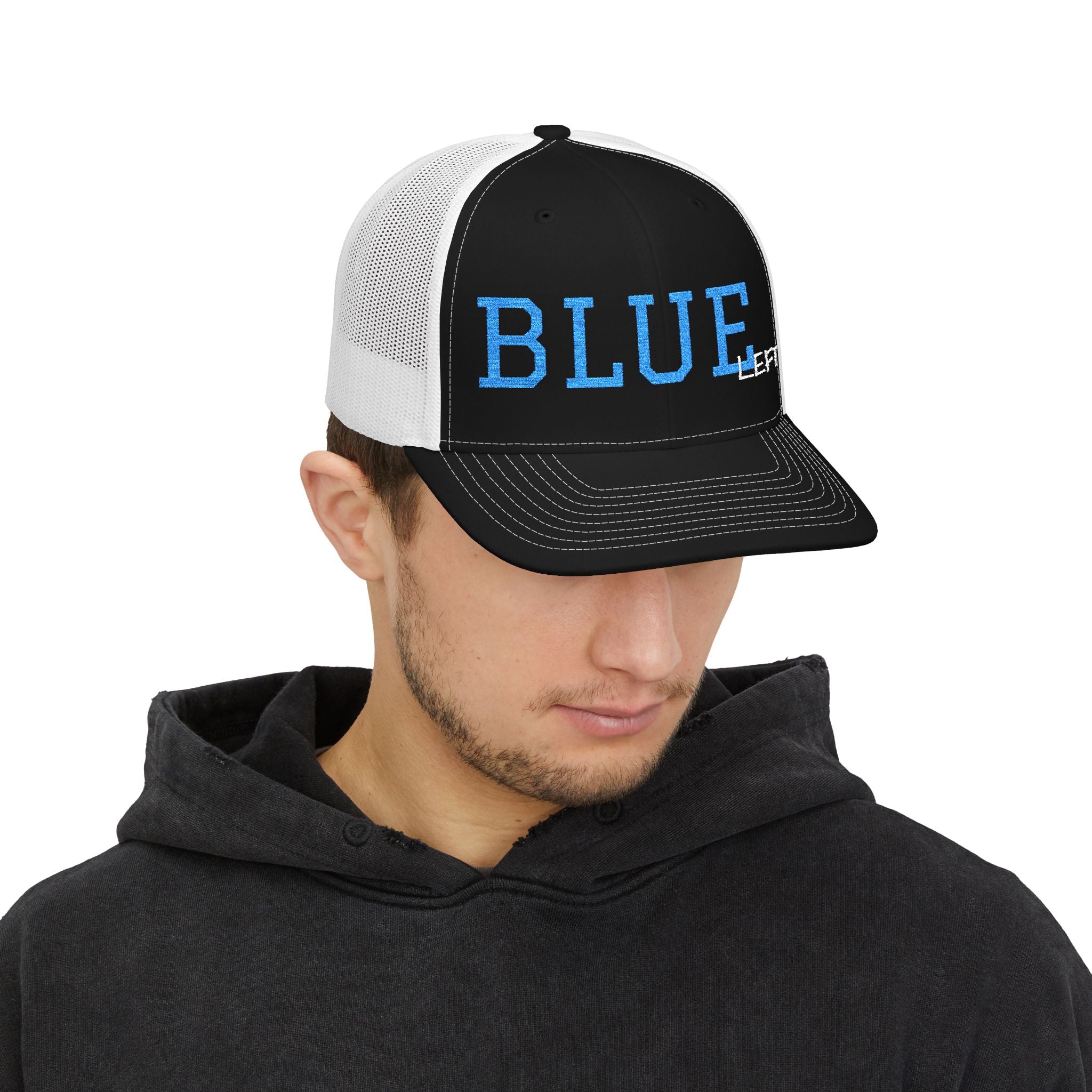 Democratic Blue Left Liberal Trucker Cap