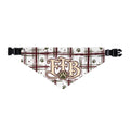 FFB Plaid Paw Pet Bandanna Collar