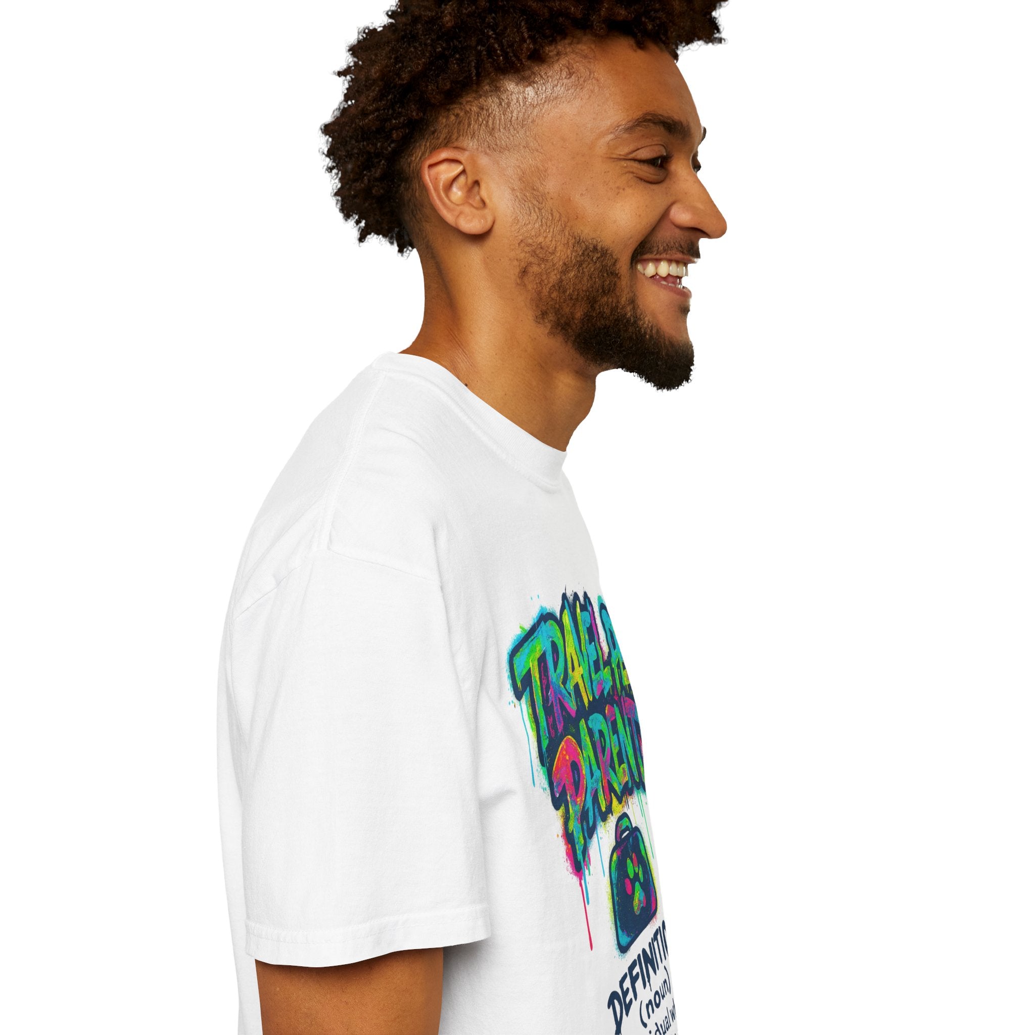 Travel Pet Parent T-shirt — Graffiti Design