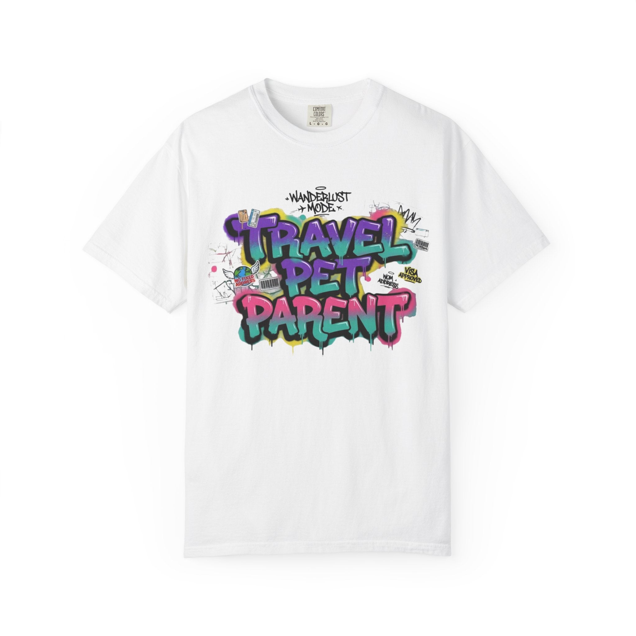 Pet Parent Travel T-Shirt — 'Travel Pet Parent' Design for Dog & Cat Lovers