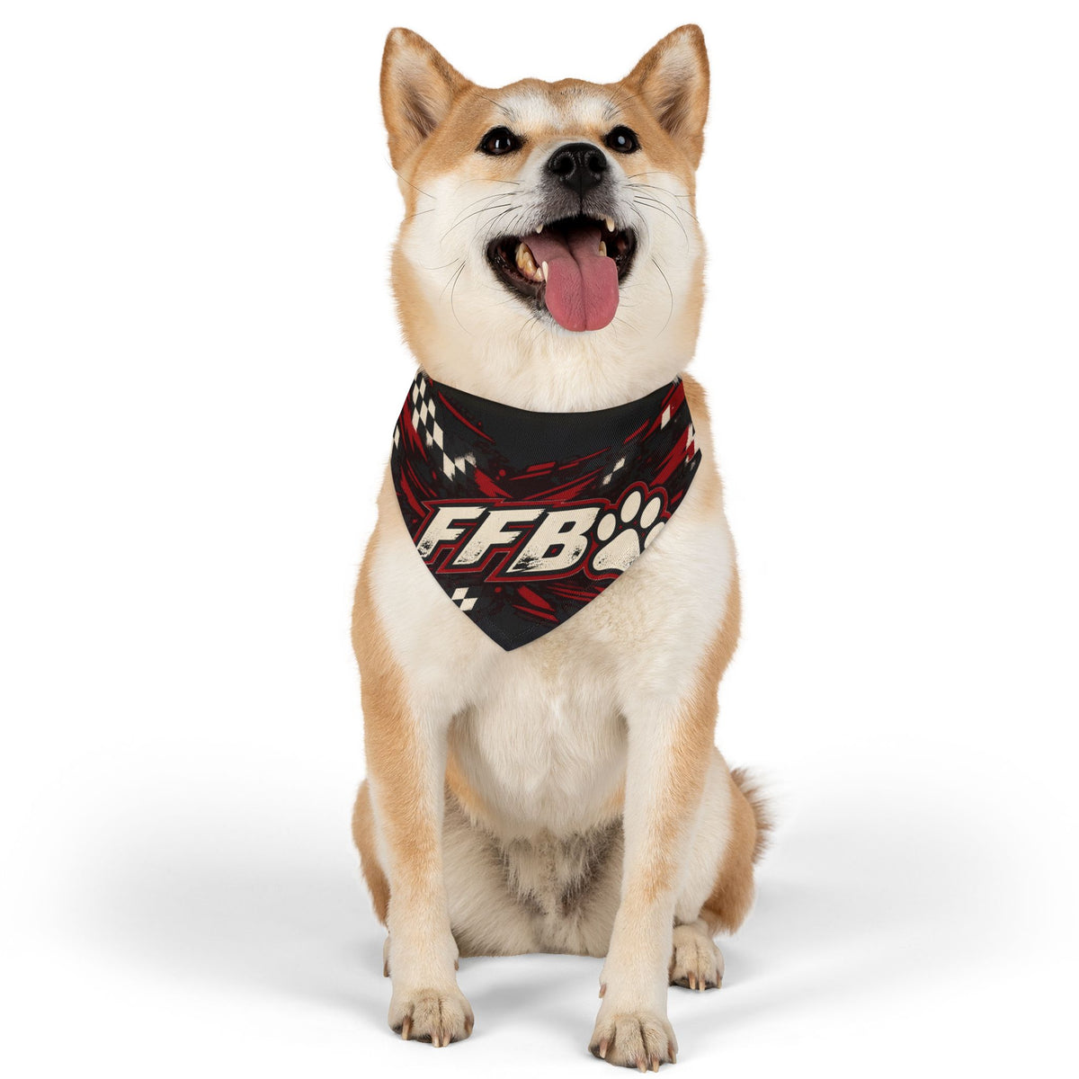 Fur Baby Pet Bandana Collar – Cute Paw Print Dog Scarf
