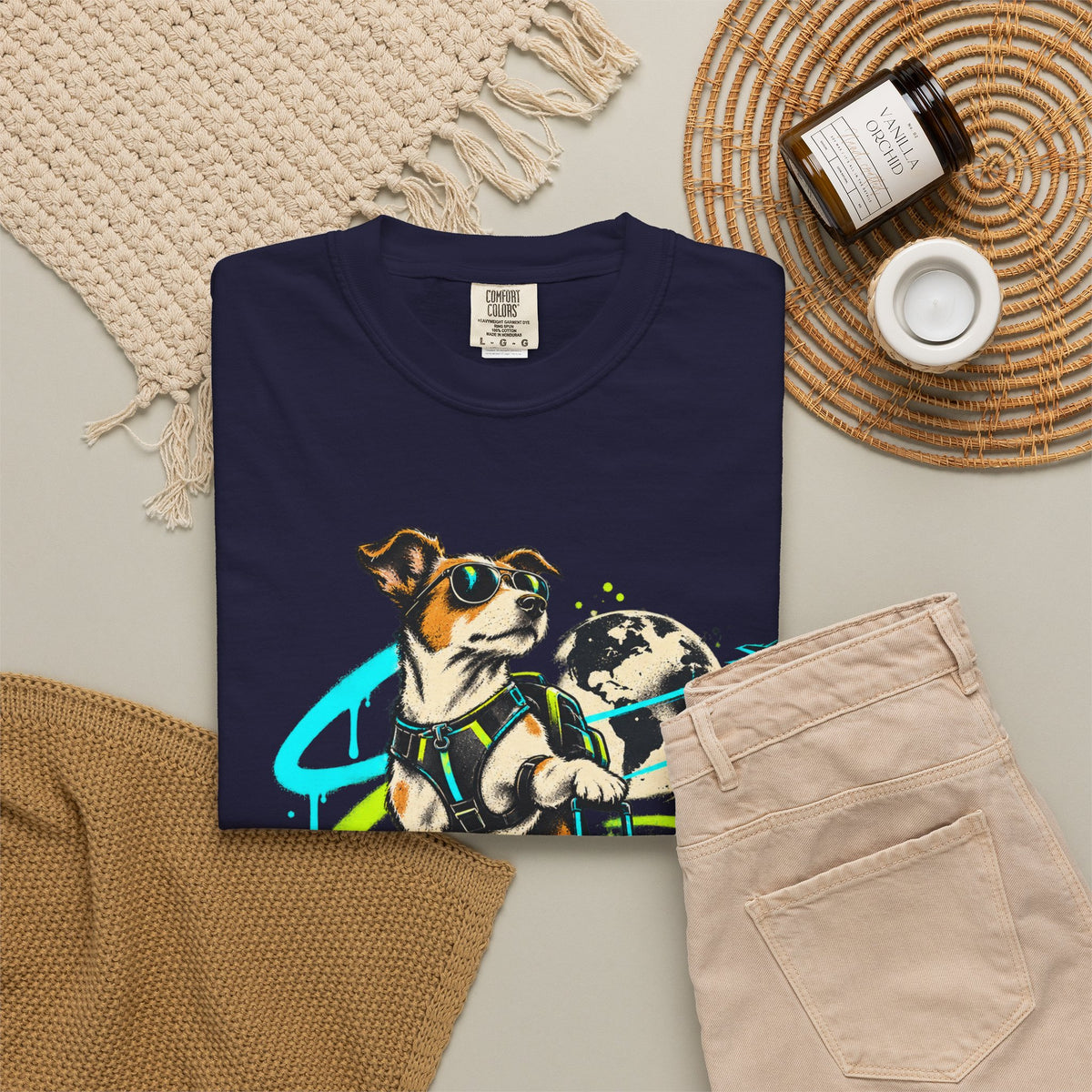 Paws & Passports Travel Dog T-Shirt