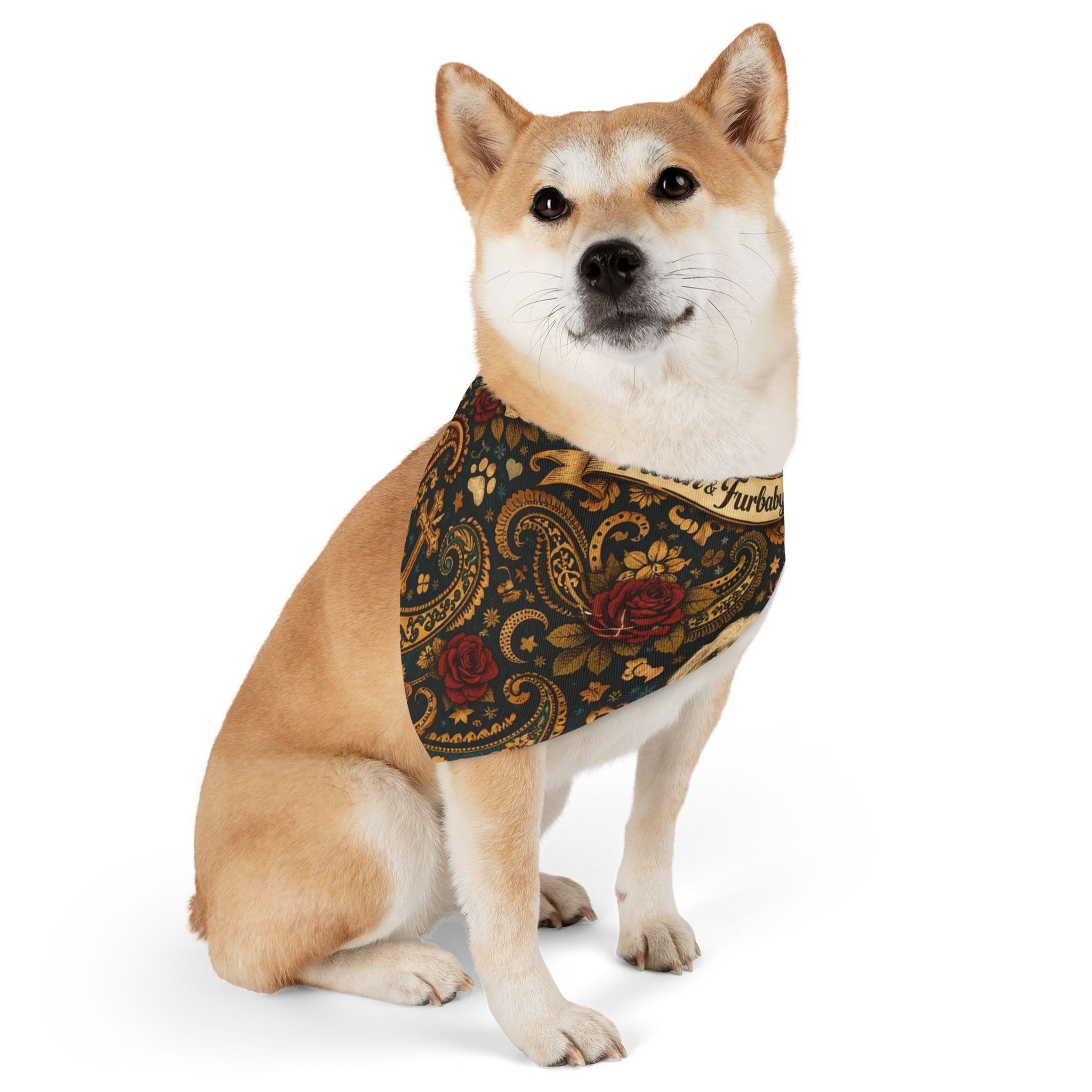 Pet Bandana Collar —Faith and Fur Stylish Bandana for Dogs & Cats