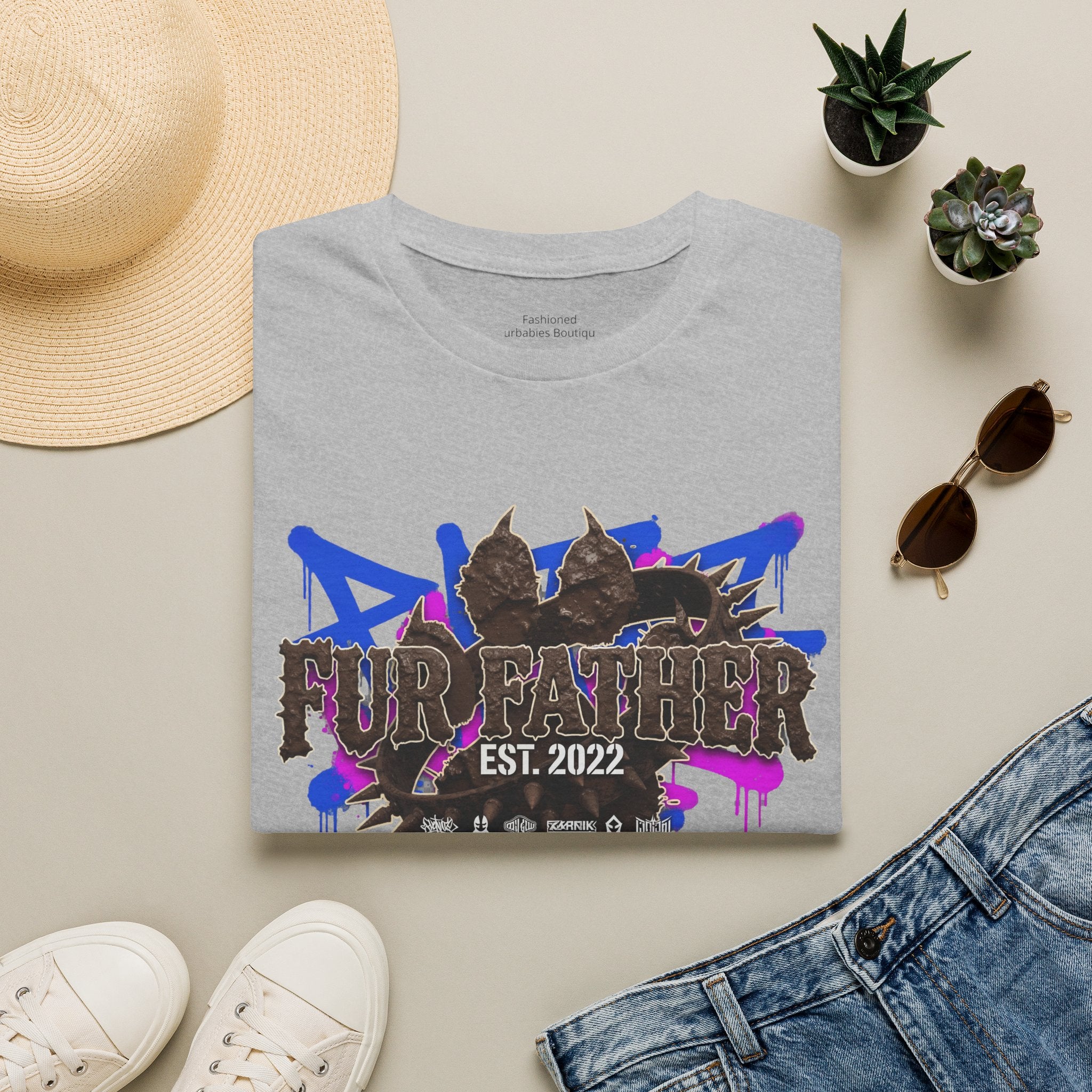Graffiti Punk T-Shirt — "PUNKER" Est. 2022 Urban Streetwear