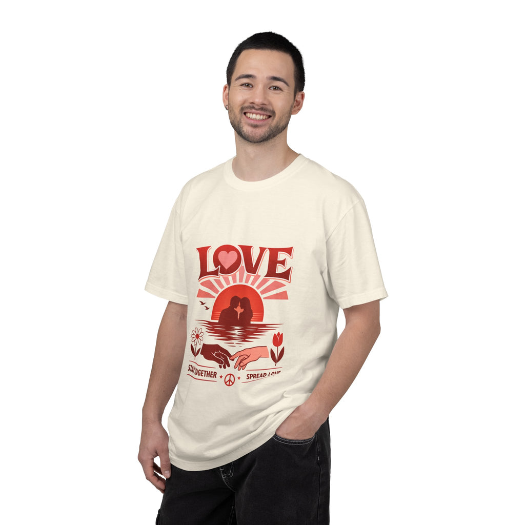 Love Graphic T‑Shirt — 'Stay Together, Spread Love' Retro
