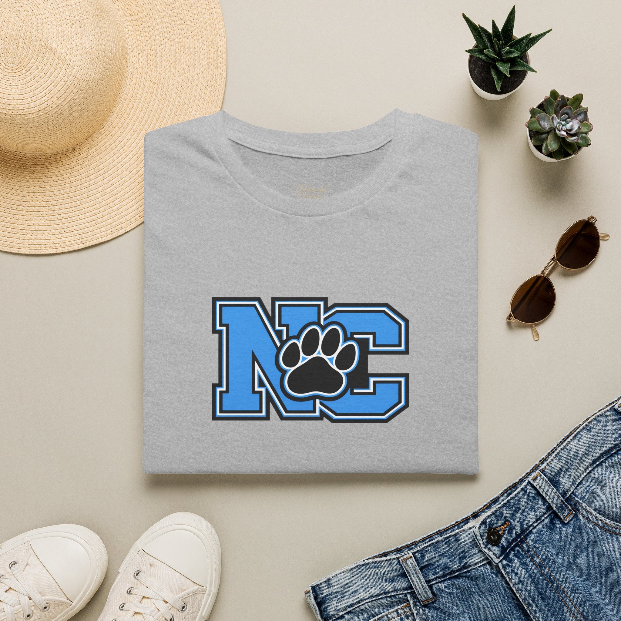 North Carolina Atlanta California Pet Bandana Tee — Matching Scripture on Back