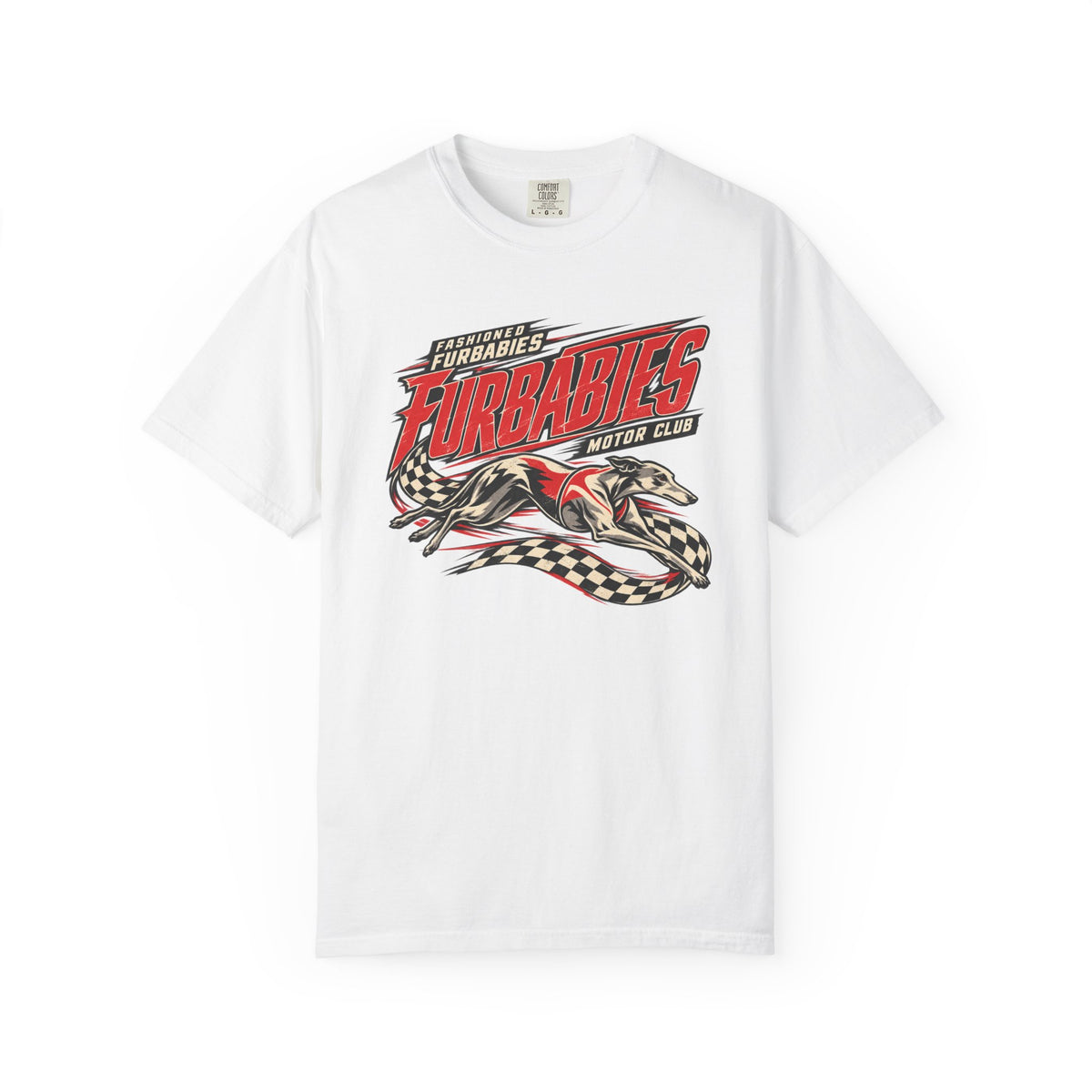 Fur Babies Vintage Racing Graphic T-Shirt