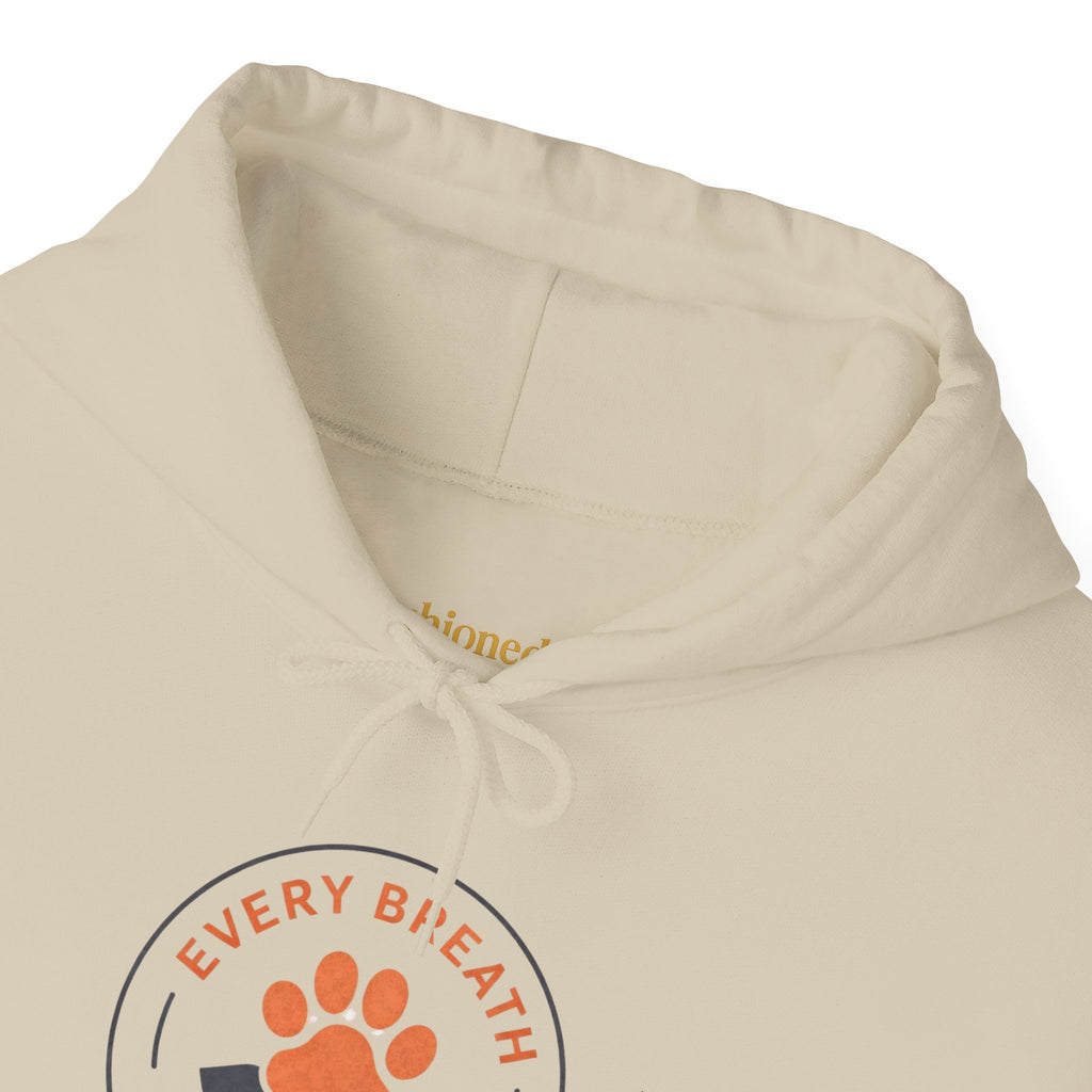 The Faith hoodie, along with coordinating pet hoodies and bandanas, are currently available.