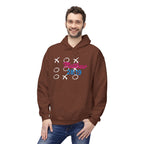 Tic Tac Toe Trinity Hoodie - God Jesus Holy Spirit