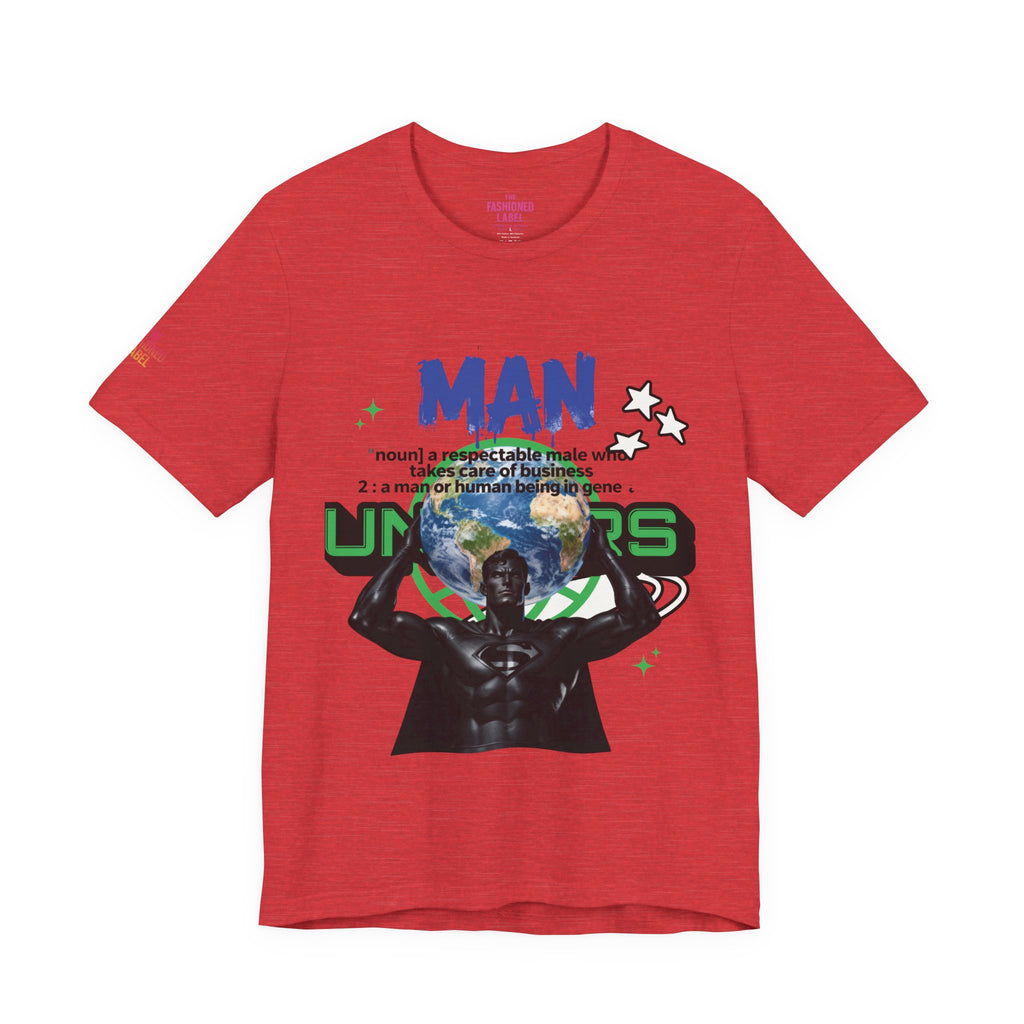 T-Shirt All Man, World on His Shoulders Trend Gift