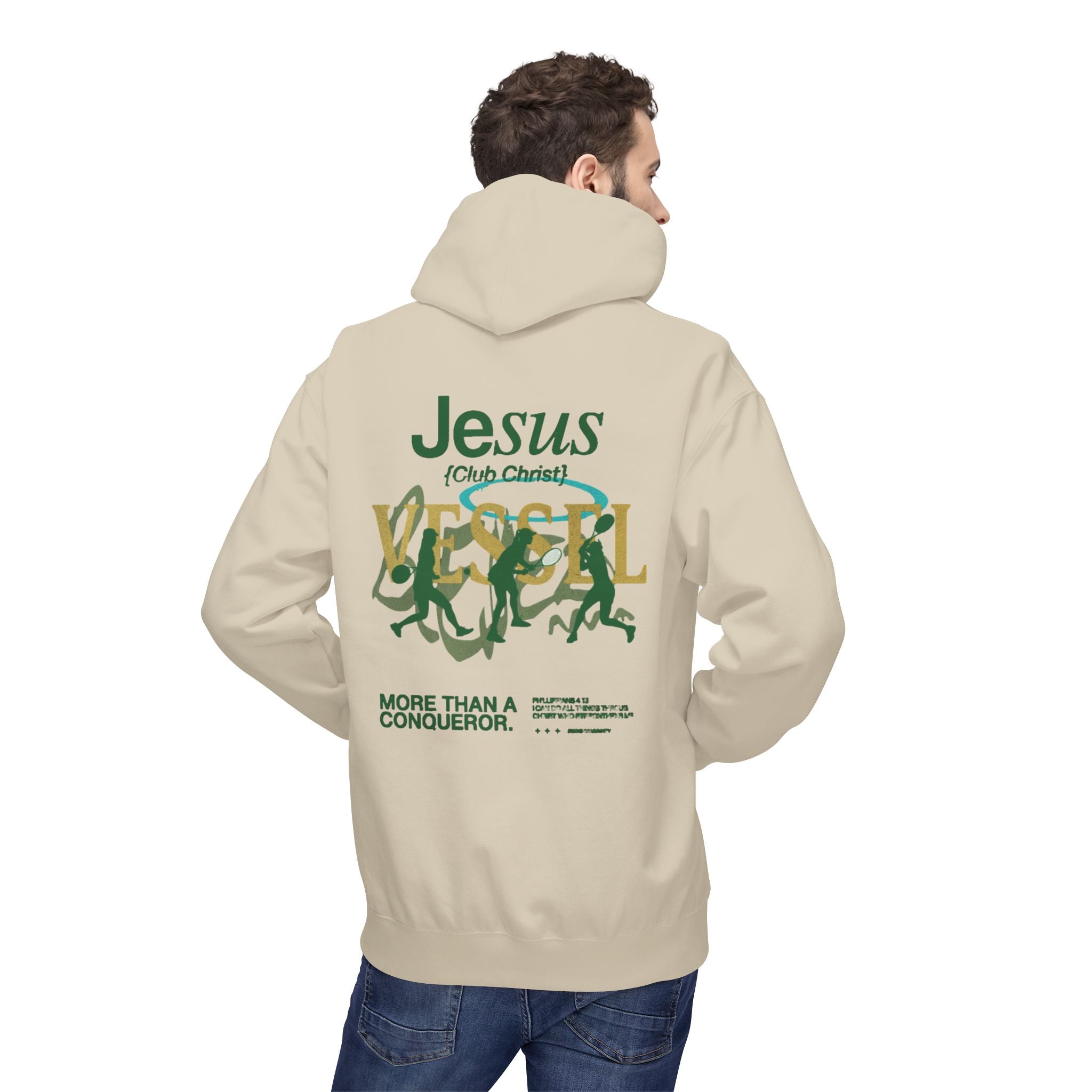 Jesus Athletic Club Hoodie — "Club Jesus" Graphic Hoodie