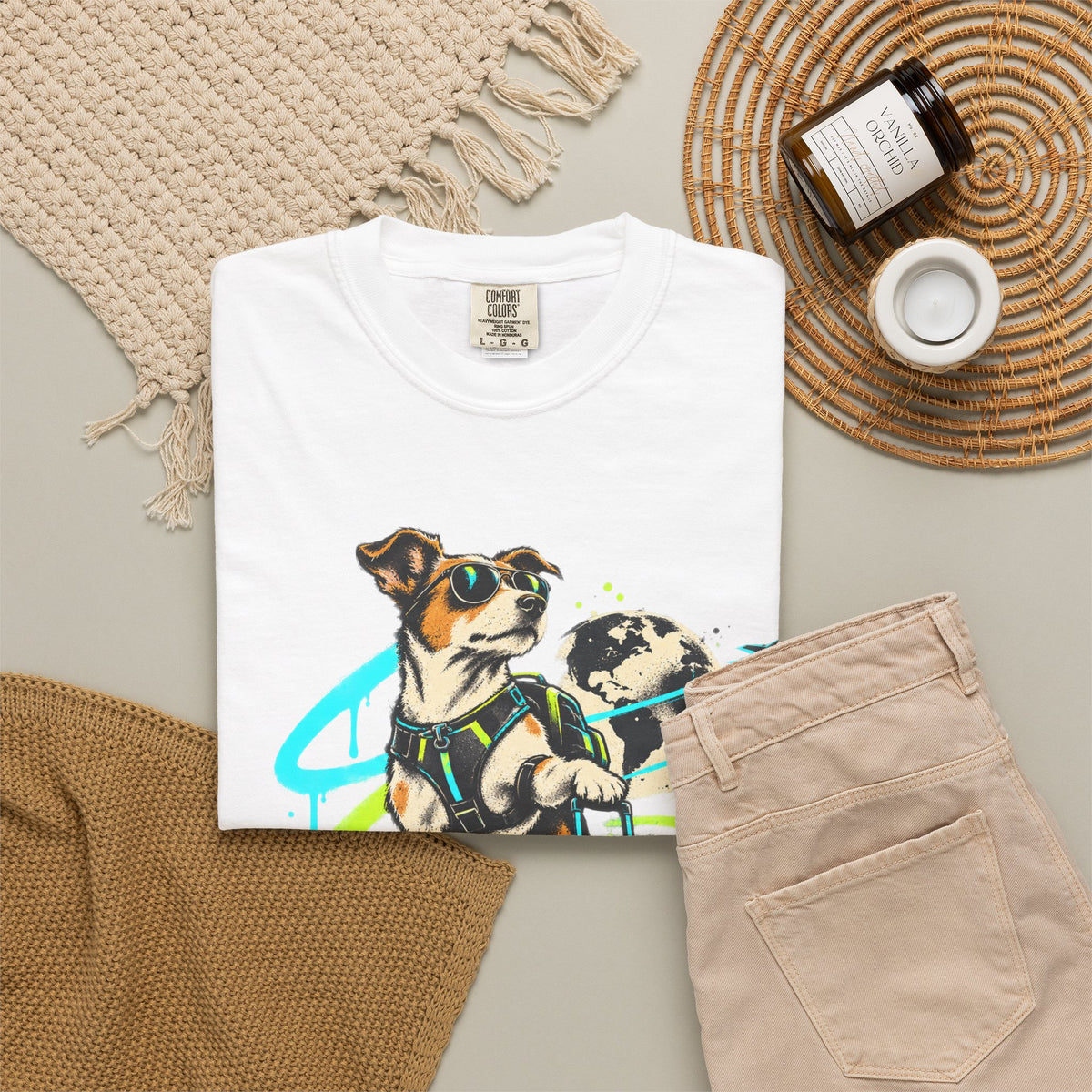 Paws & Passports Travel Dog T-Shirt