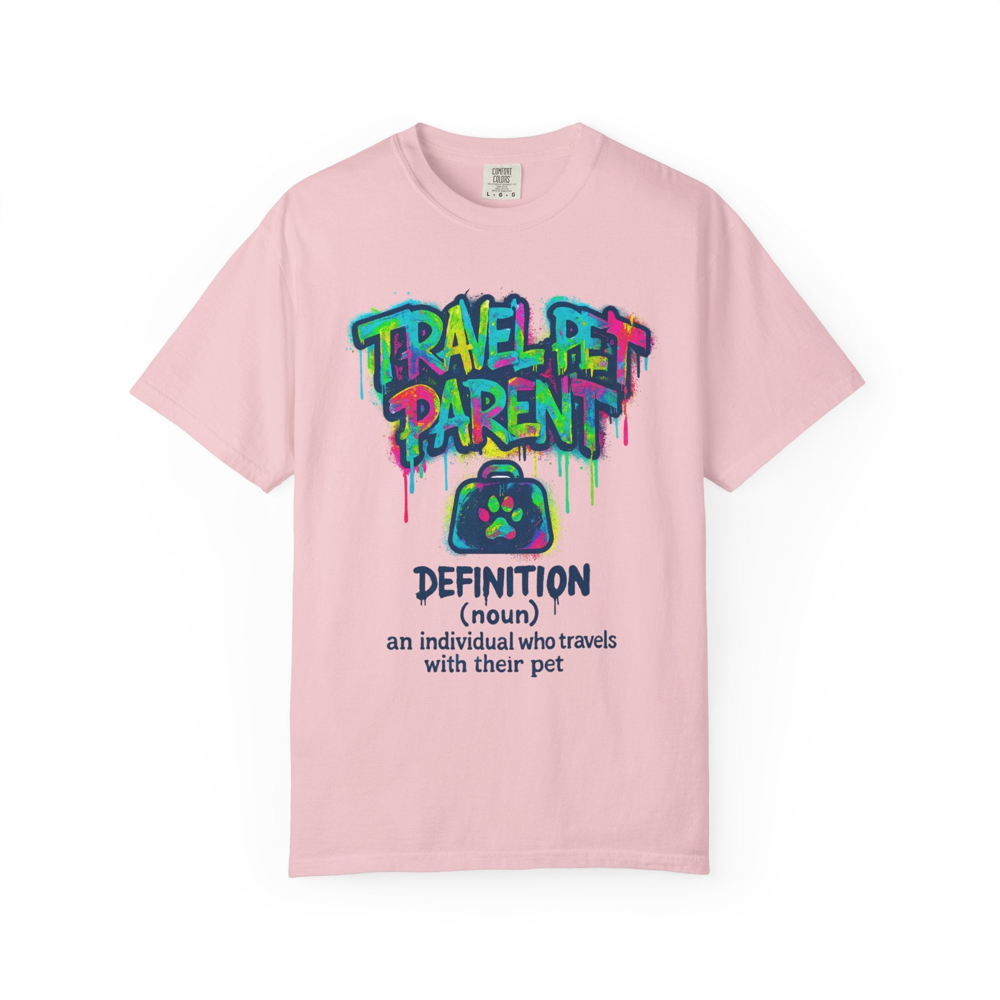 Travel Pet Parent T-shirt — Graffiti Design