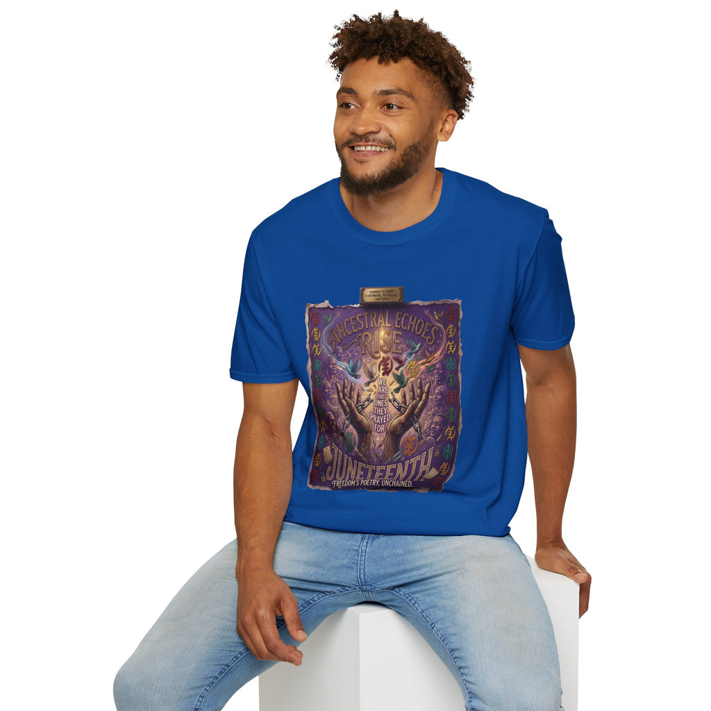 Juneteenth Distressed T-Shirts | Black History & Freedom Pride Tees (Set of 3 Designs)Matching Pet Apparel