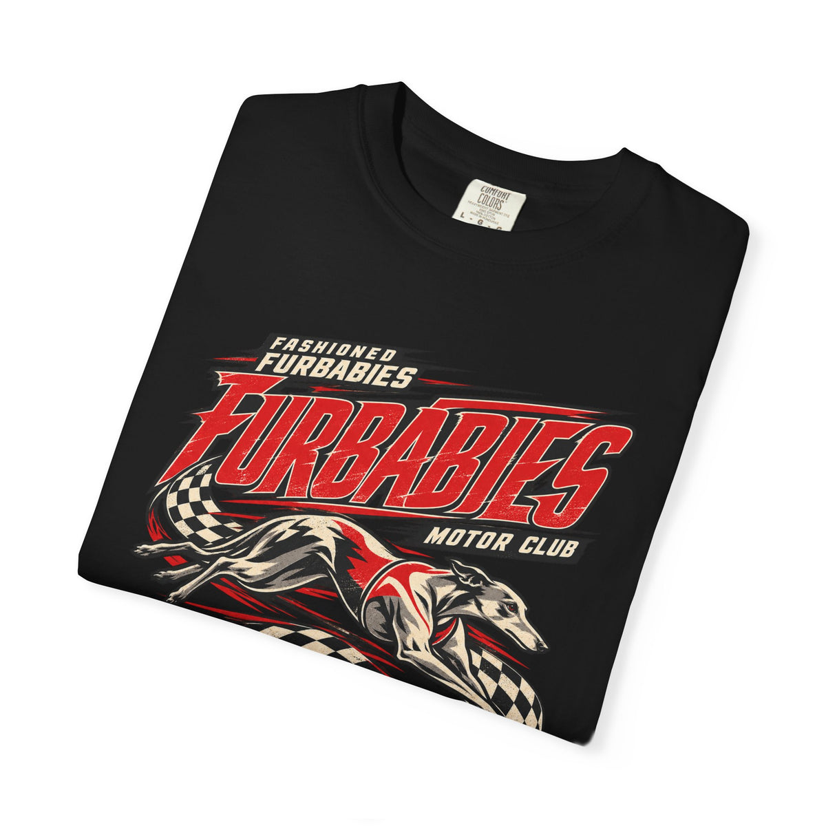 Fur Babies Vintage Racing Graphic T-Shirt