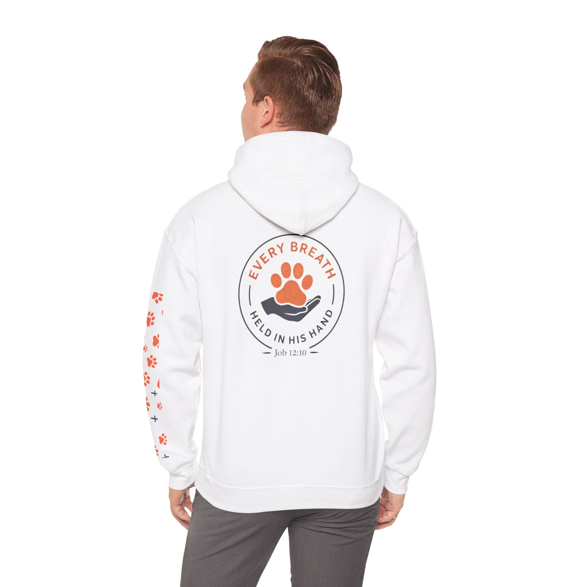 The Faith hoodie, along with coordinating pet hoodies and bandanas, are currently available.