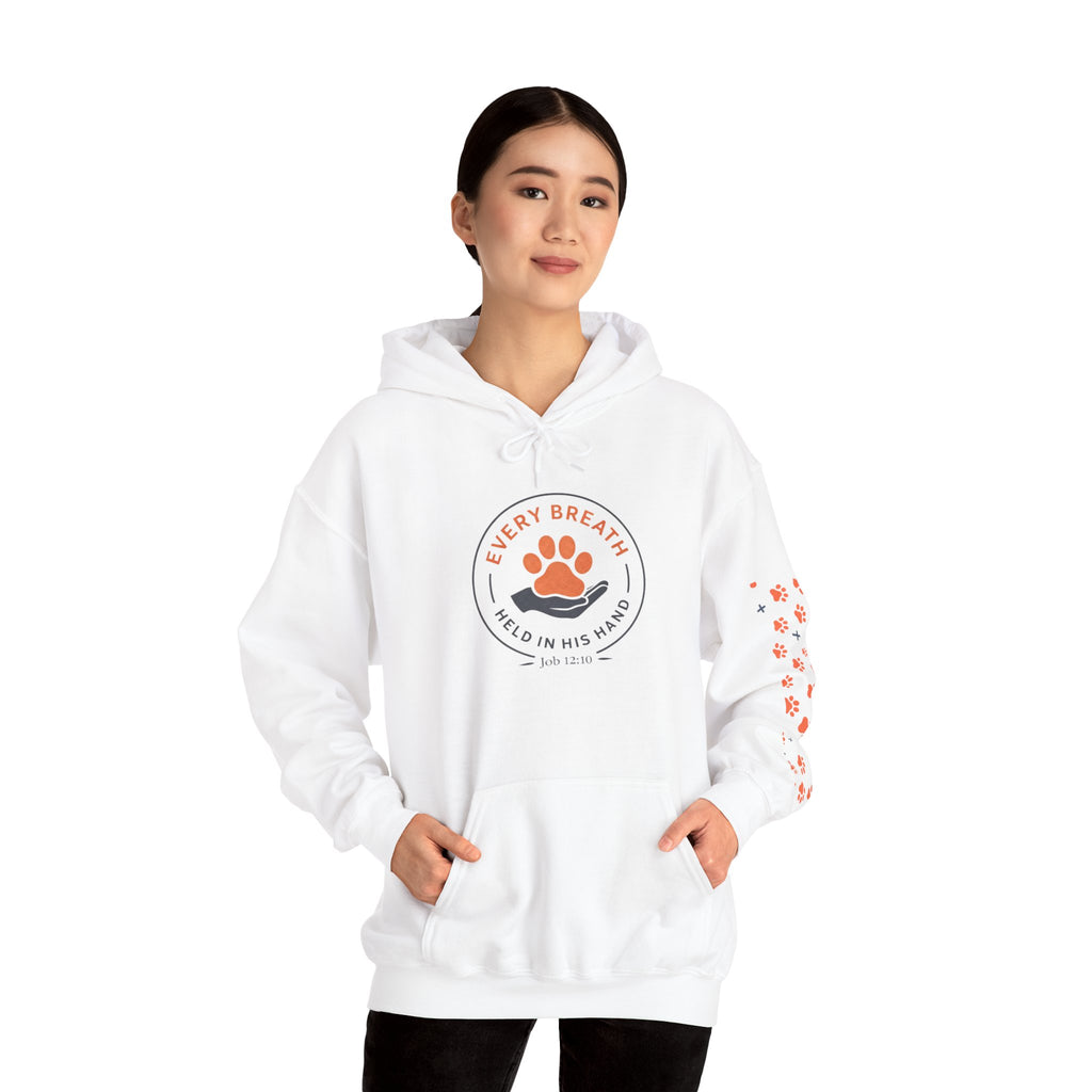 The Faith hoodie, along with coordinating pet hoodies and bandanas, are currently available.