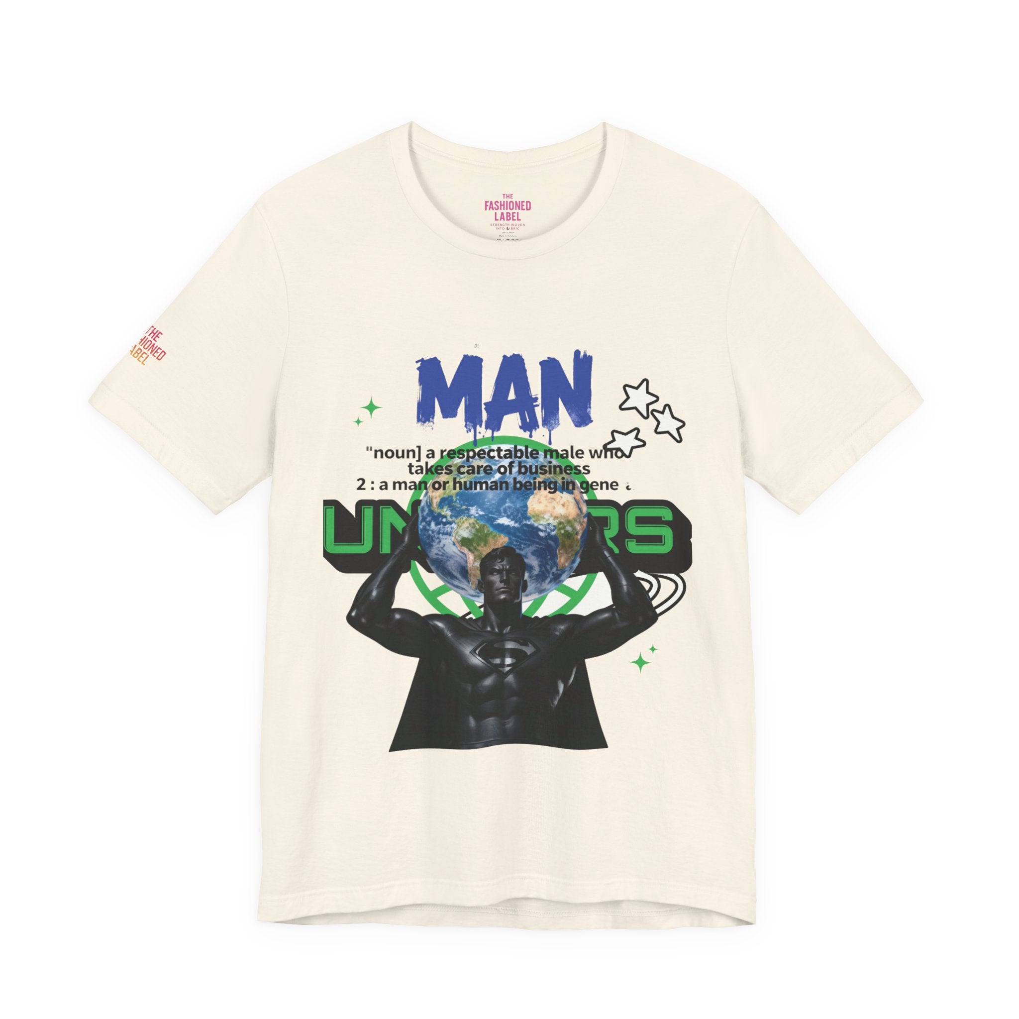 T-Shirt All Man, World on His Shoulders Trend Gift