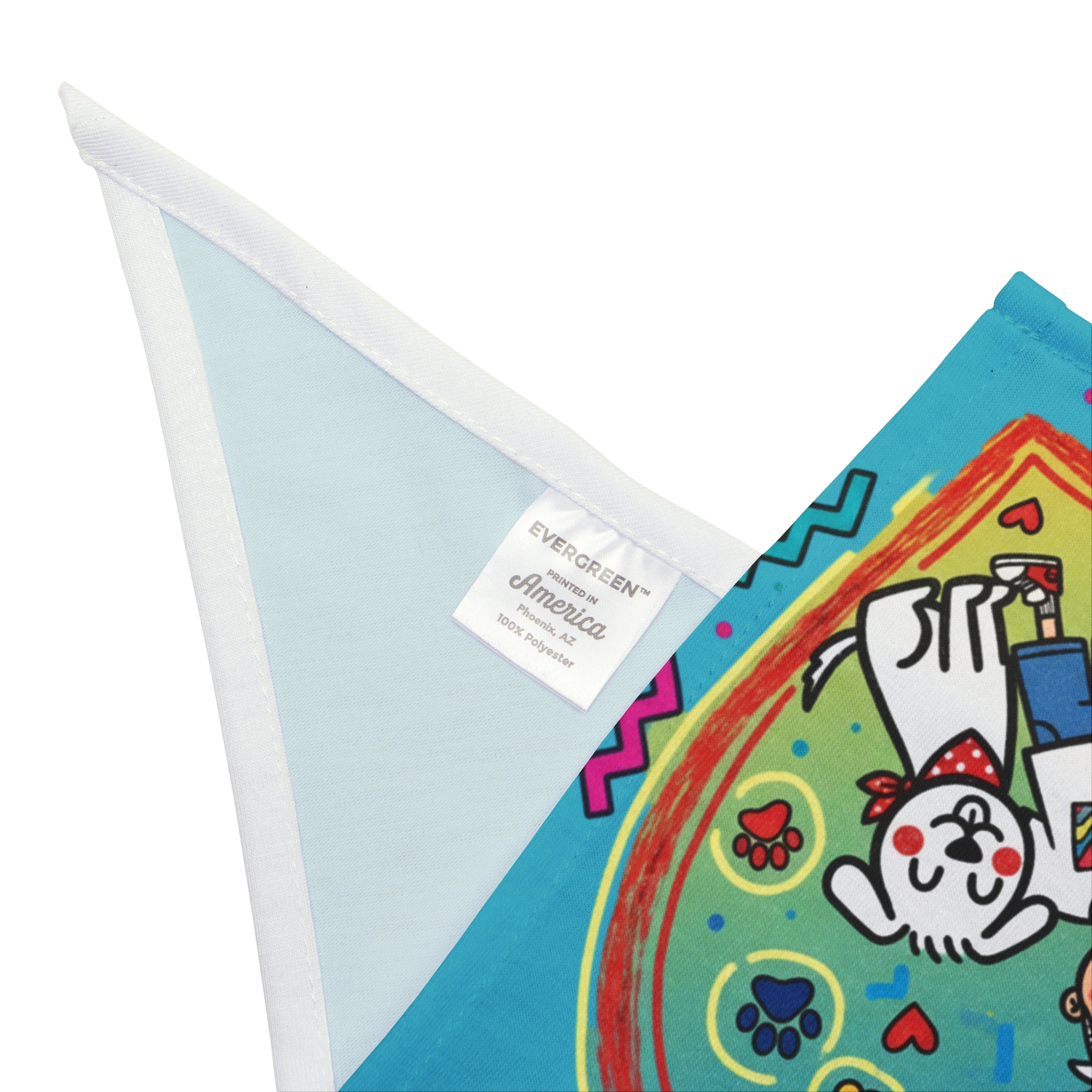 Pet Bandana — Matching "Paw Love" Set for Pet & Human