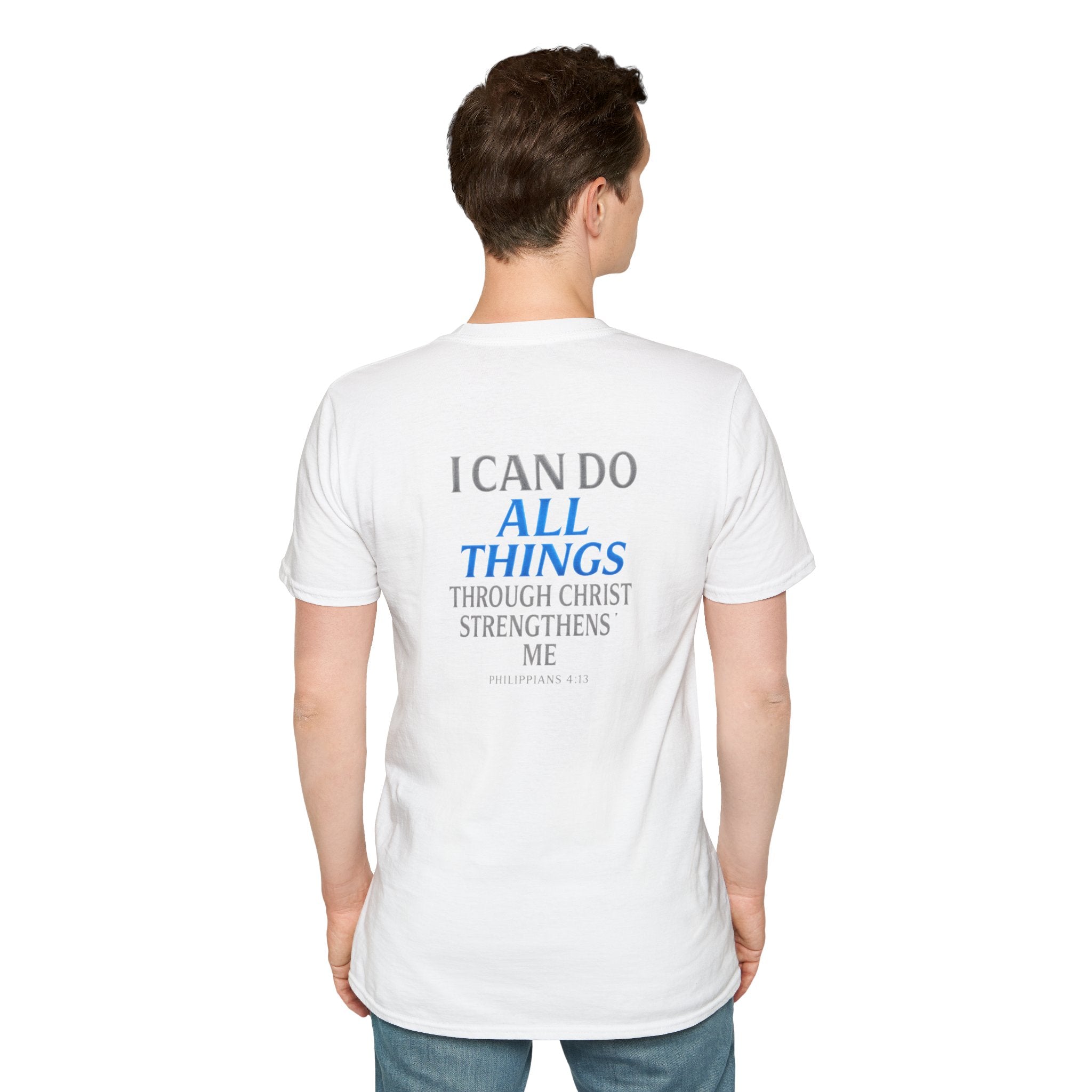 North Carolina Atlanta California Pet Bandana Tee — Matching Scripture on Back