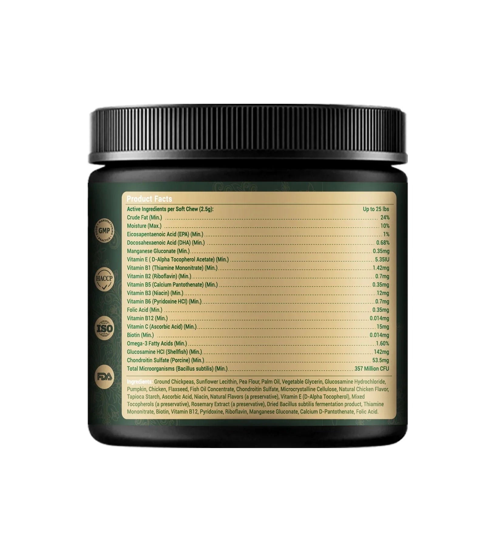 8-in-1 Daily Multivitamin Bites for Dogs – All-in-One Health Support, 120 Soft Chews Barrow & Hound