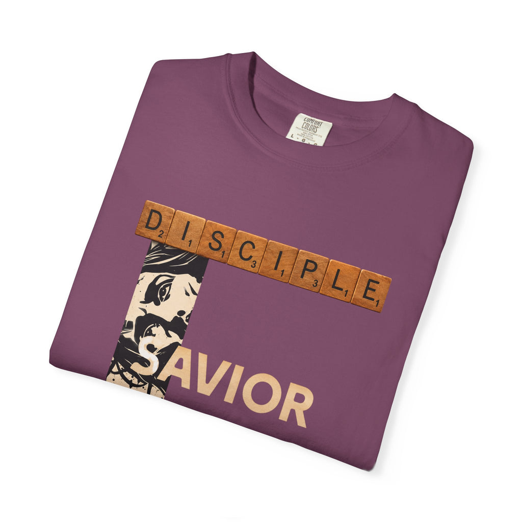 Unisex Garment-Dyed T-Shirt - Scrabble Revelations Game Board Set Gift