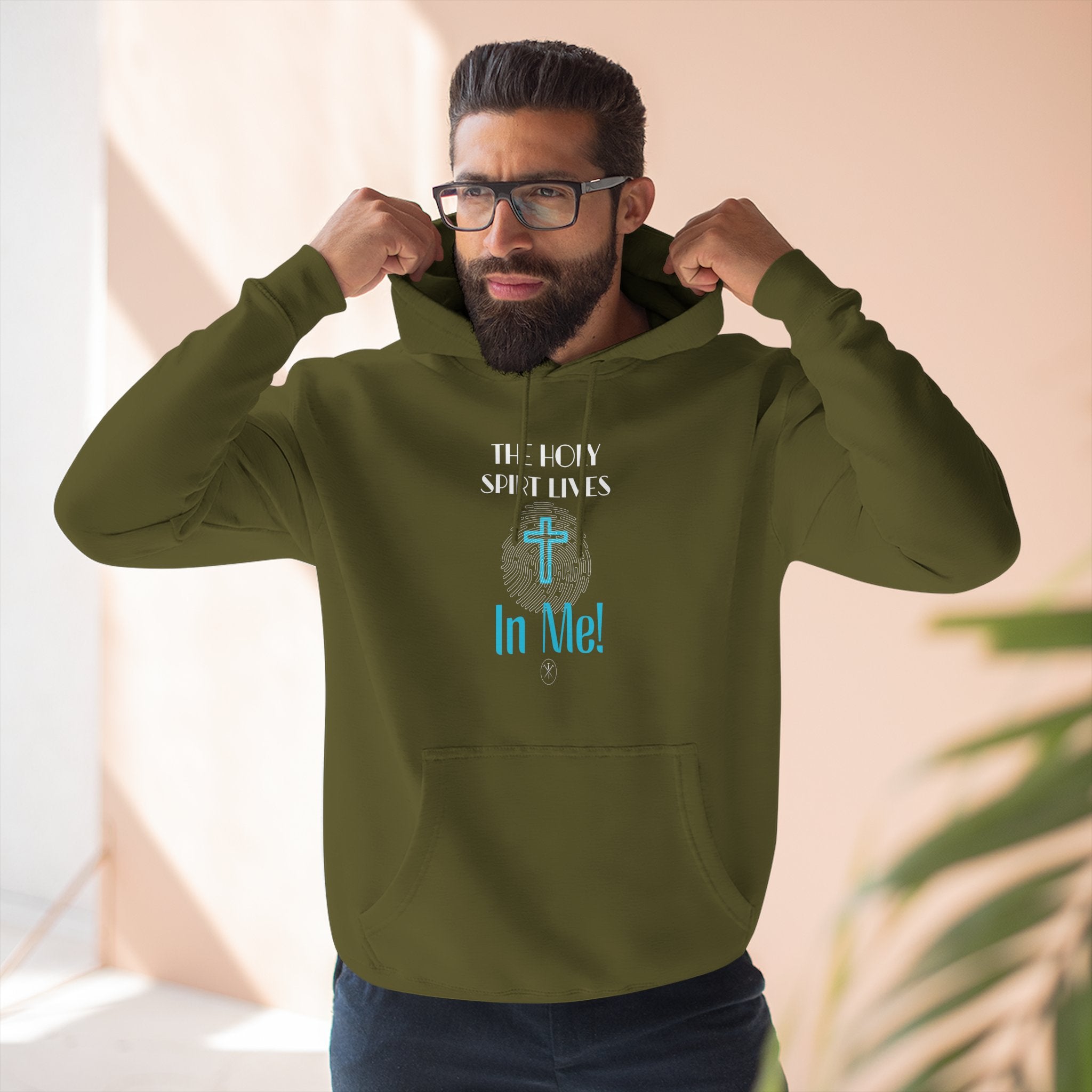 Holy Spirit Inspirational Fleece Hoodie - Faith Apparel