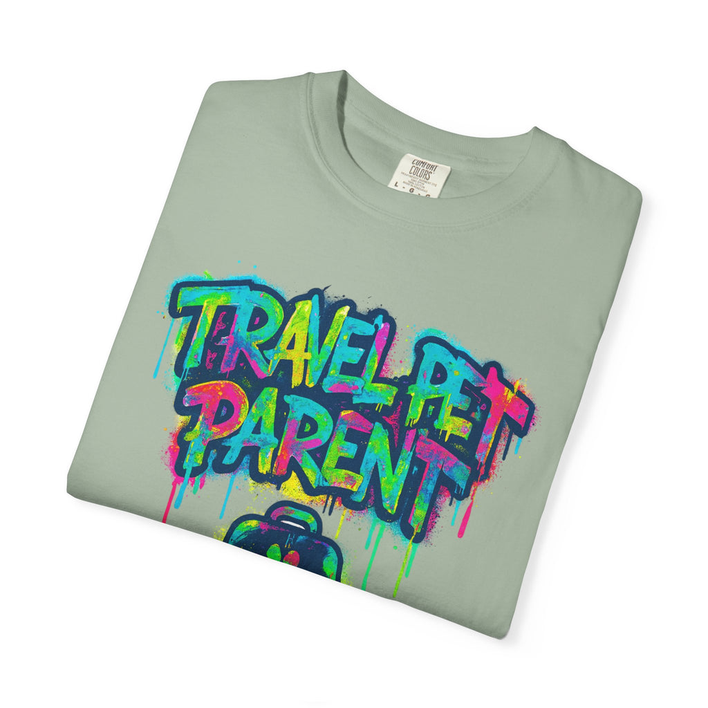 Travel Pet Parent T-shirt — Graffiti Design