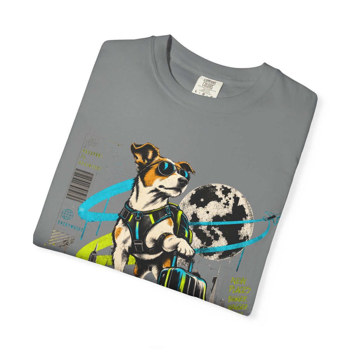 Paws & Passports Travel Dog T-Shirt
