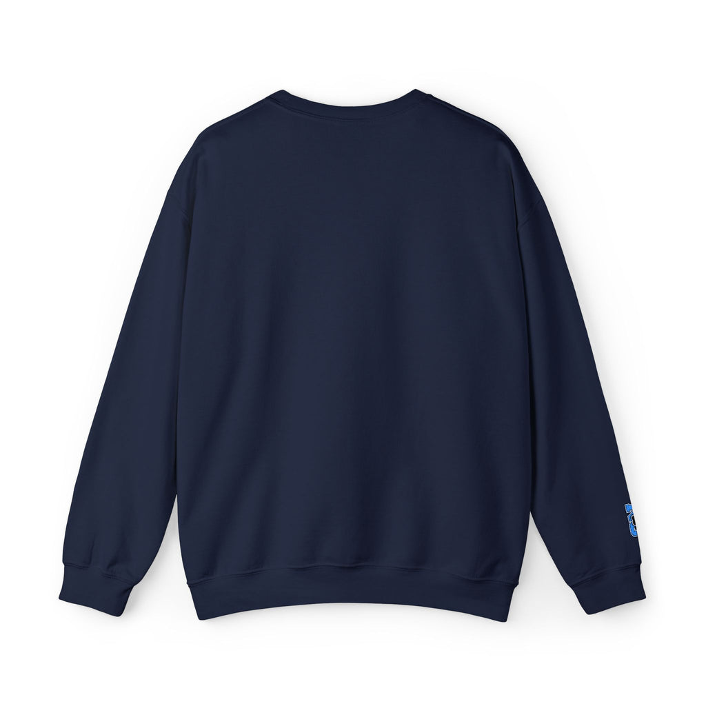 NC Paw Letterman Crewneck Sweatshirt —North Carolina Vintage School Spirit
