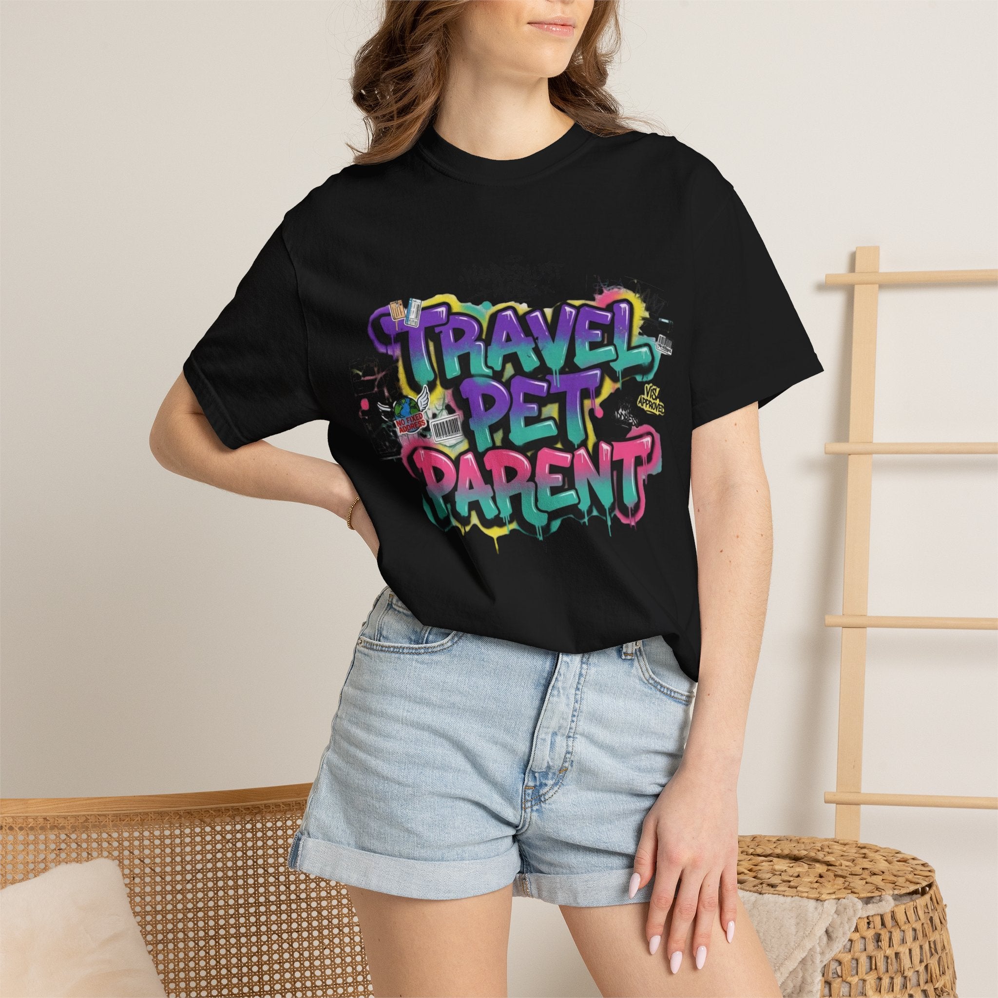 Pet Parent Travel T-Shirt — 'Travel Pet Parent' Design for Dog & Cat Lovers