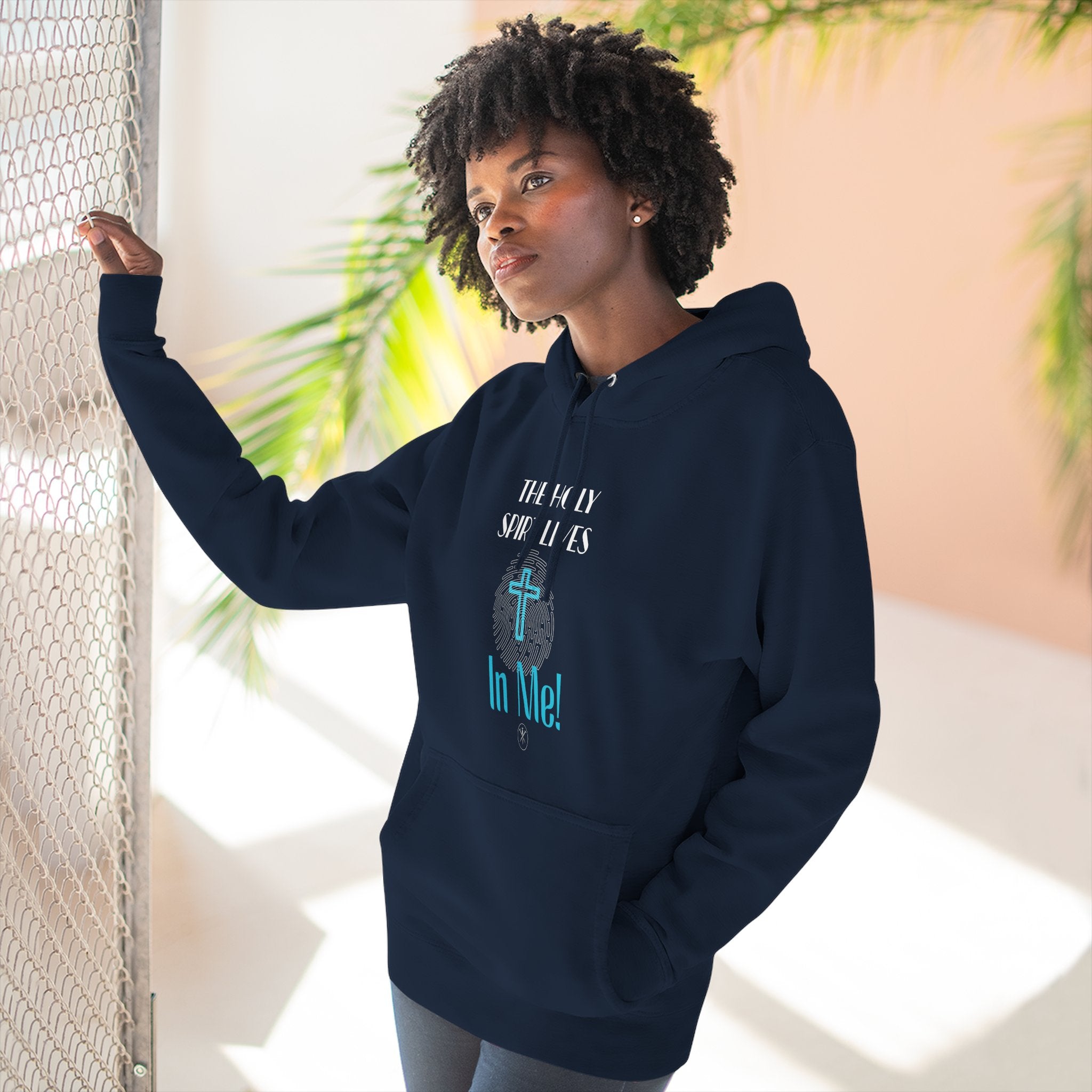 Holy Spirit Inspirational Fleece Hoodie - Faith Apparel
