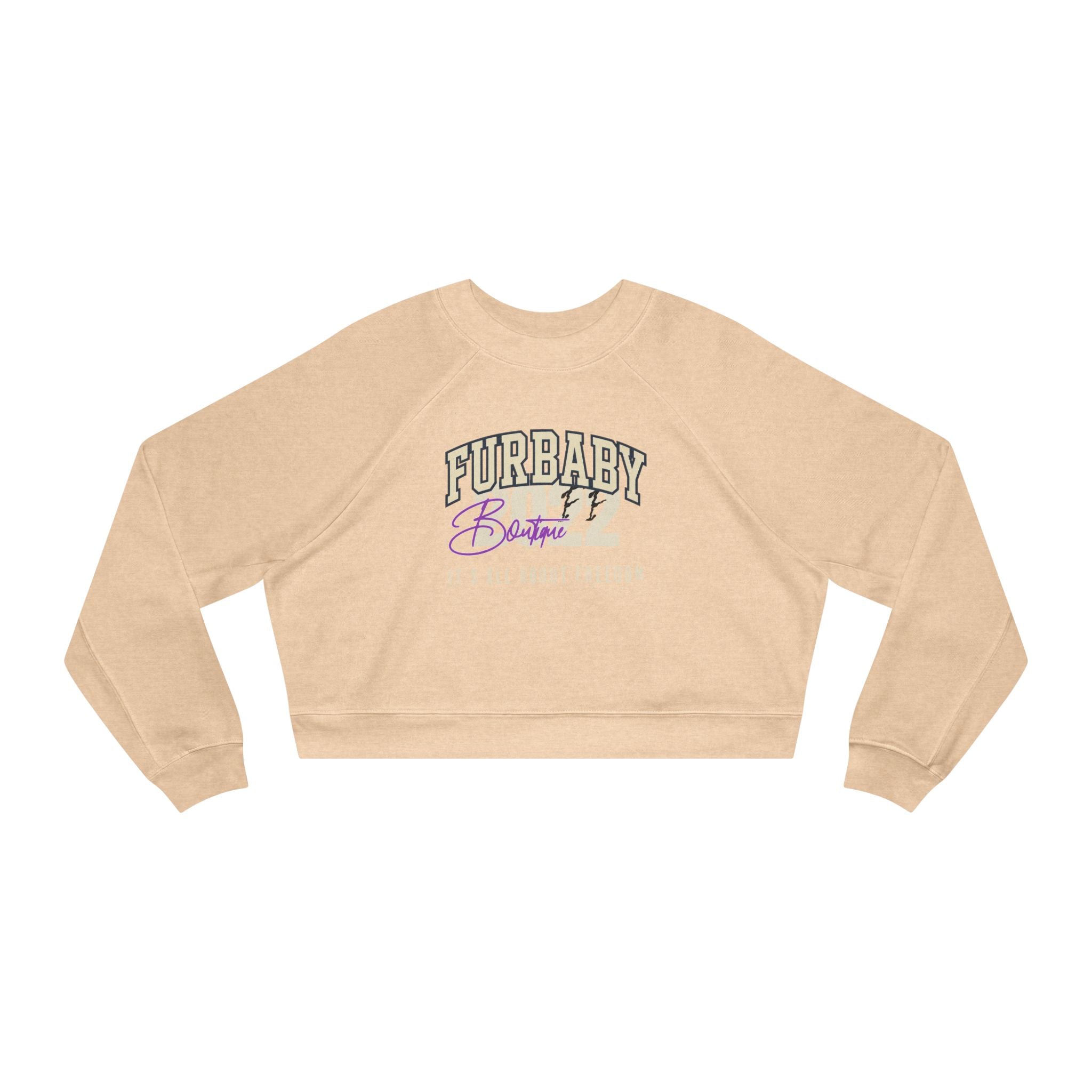 Furbaby Cropped Pullover — Cozy Pet Lover Sweatshirt