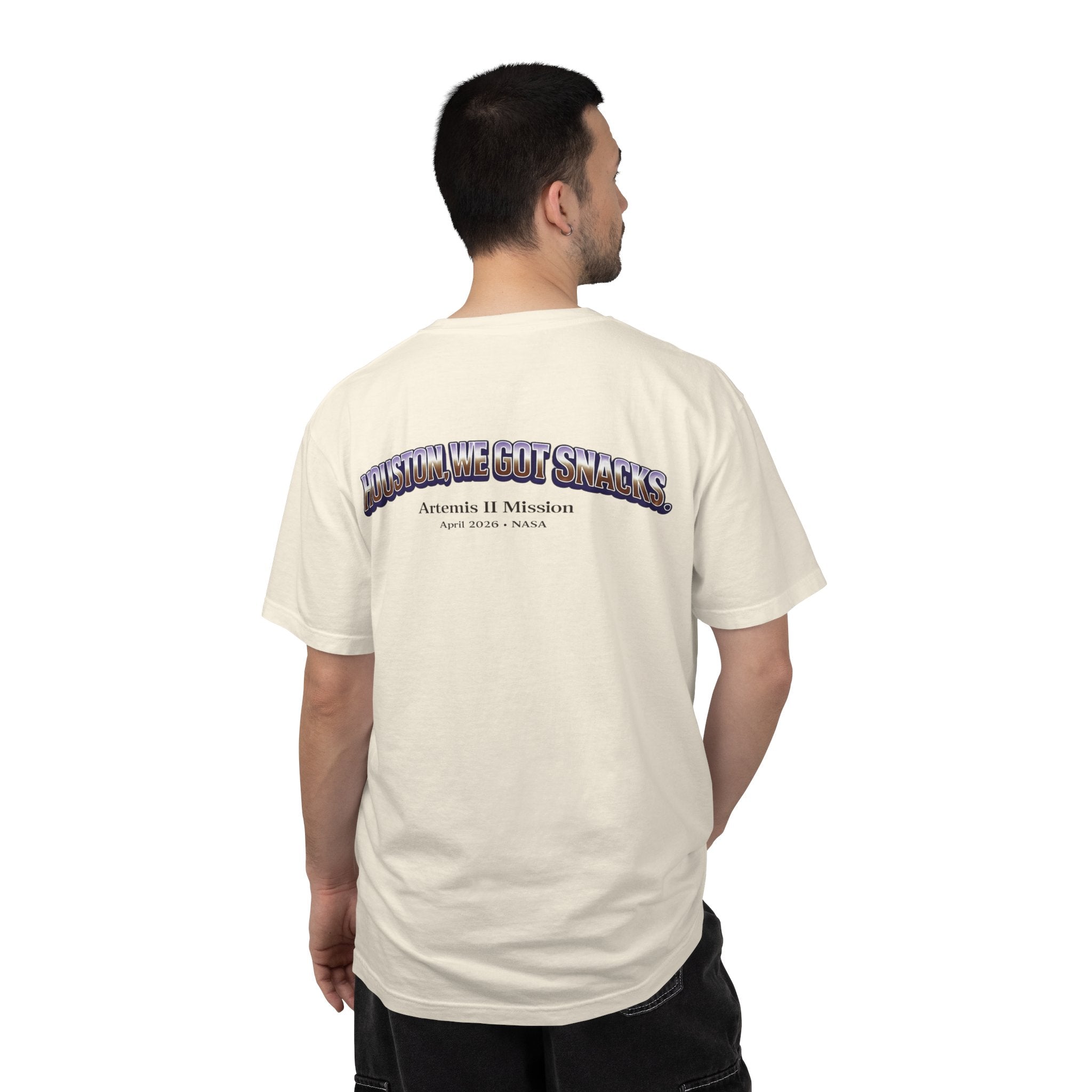Moonetella T-Shirt — Retro Space Chocolate Moon Graphic Tee (Artemis II Mission Tribute)