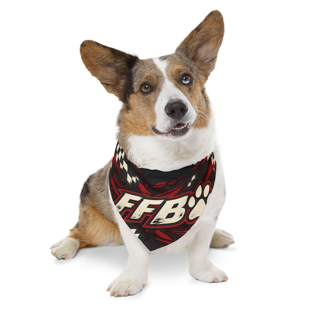 Fur Baby Pet Bandana Collar – Cute Paw Print Dog Scarf